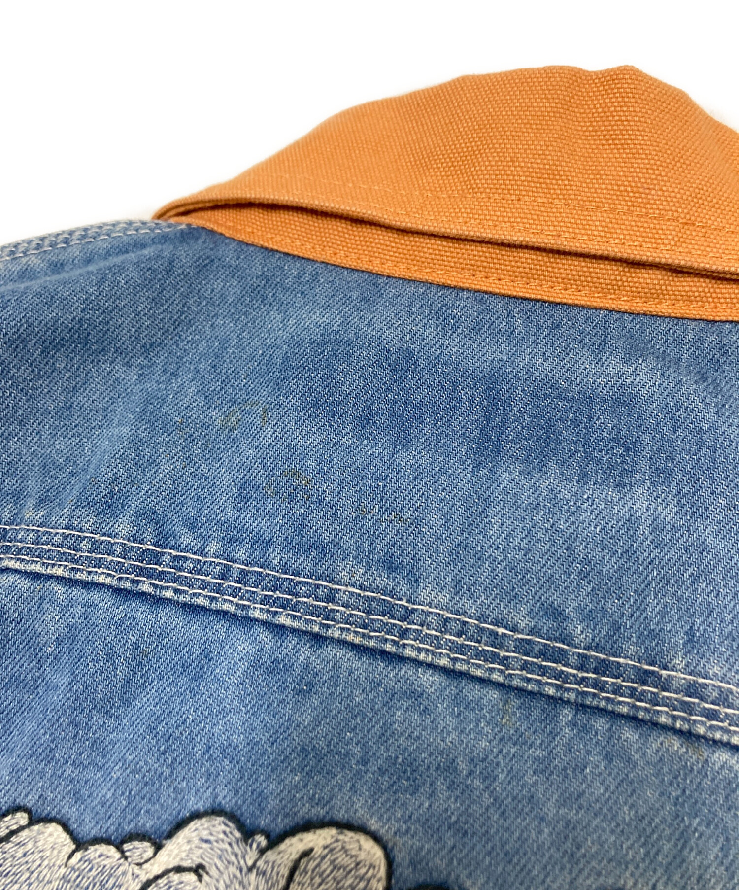 中古・古着通販】Left Alone (レフトアローン) 刺繍デニムジャケット