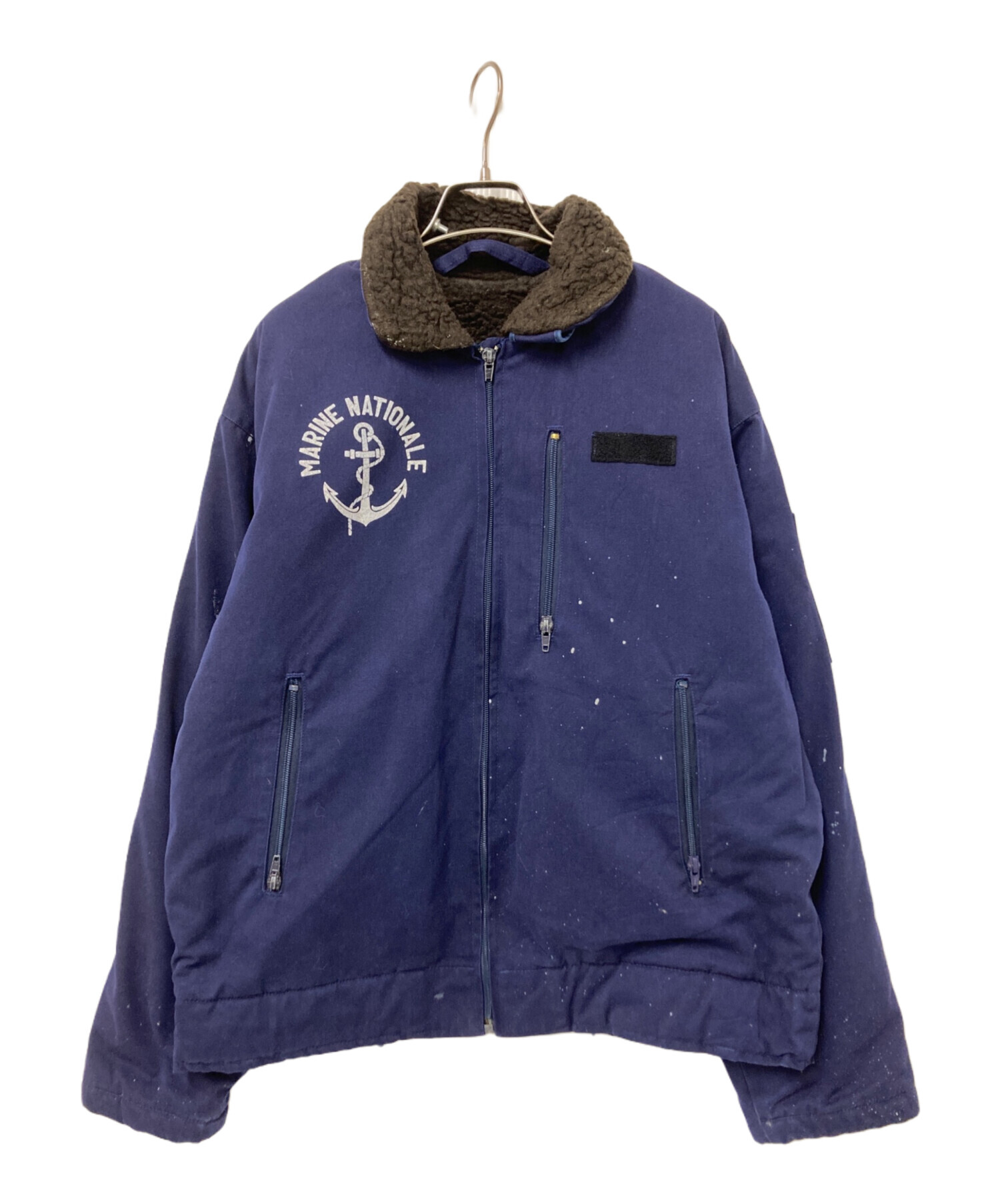 デッキジャケット フランス NATIONALE Navy Deck Jacket ⁄ フランス
