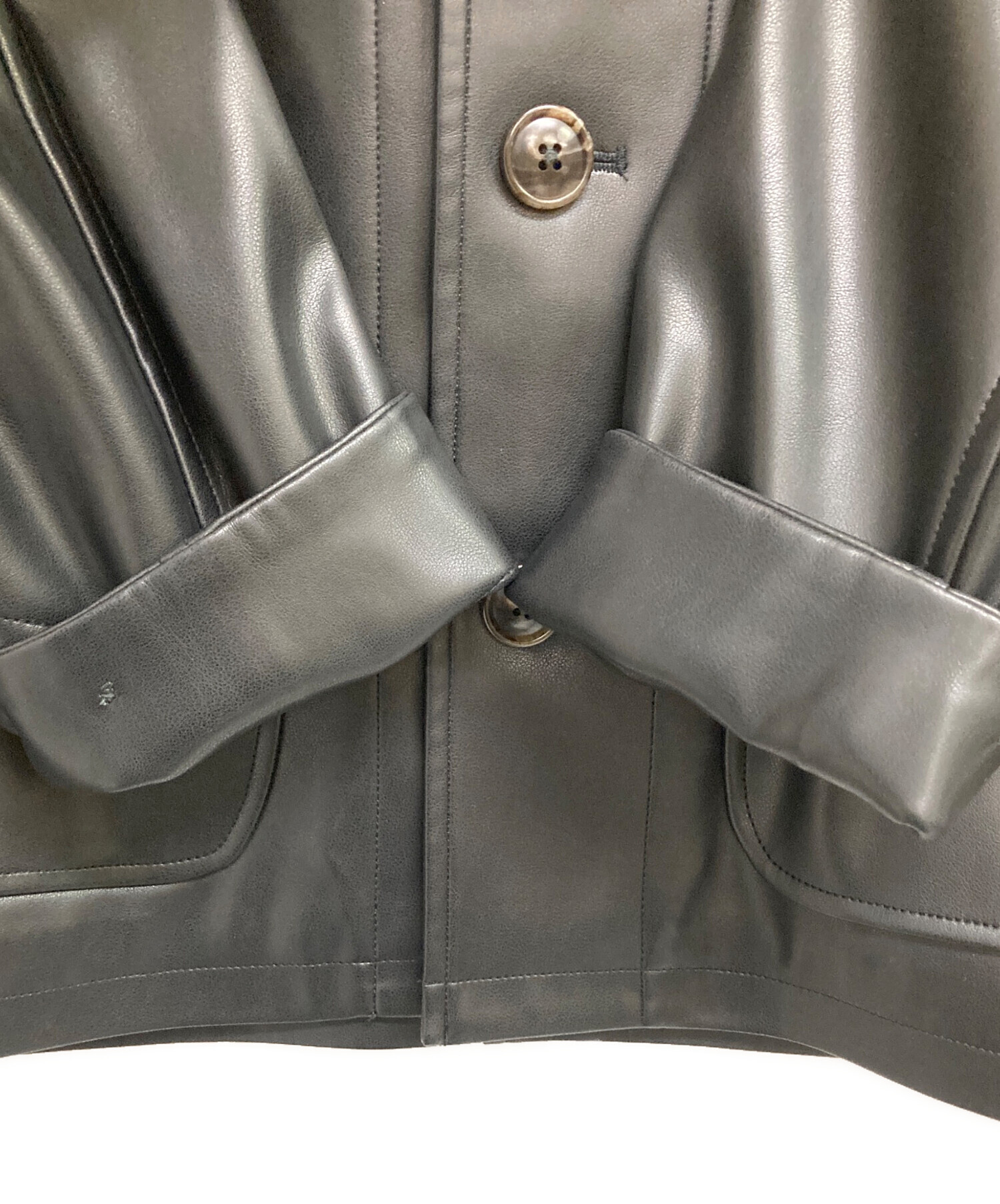 中古・古着通販】MACPHEE (マカフィー) レザーライク カバーオール