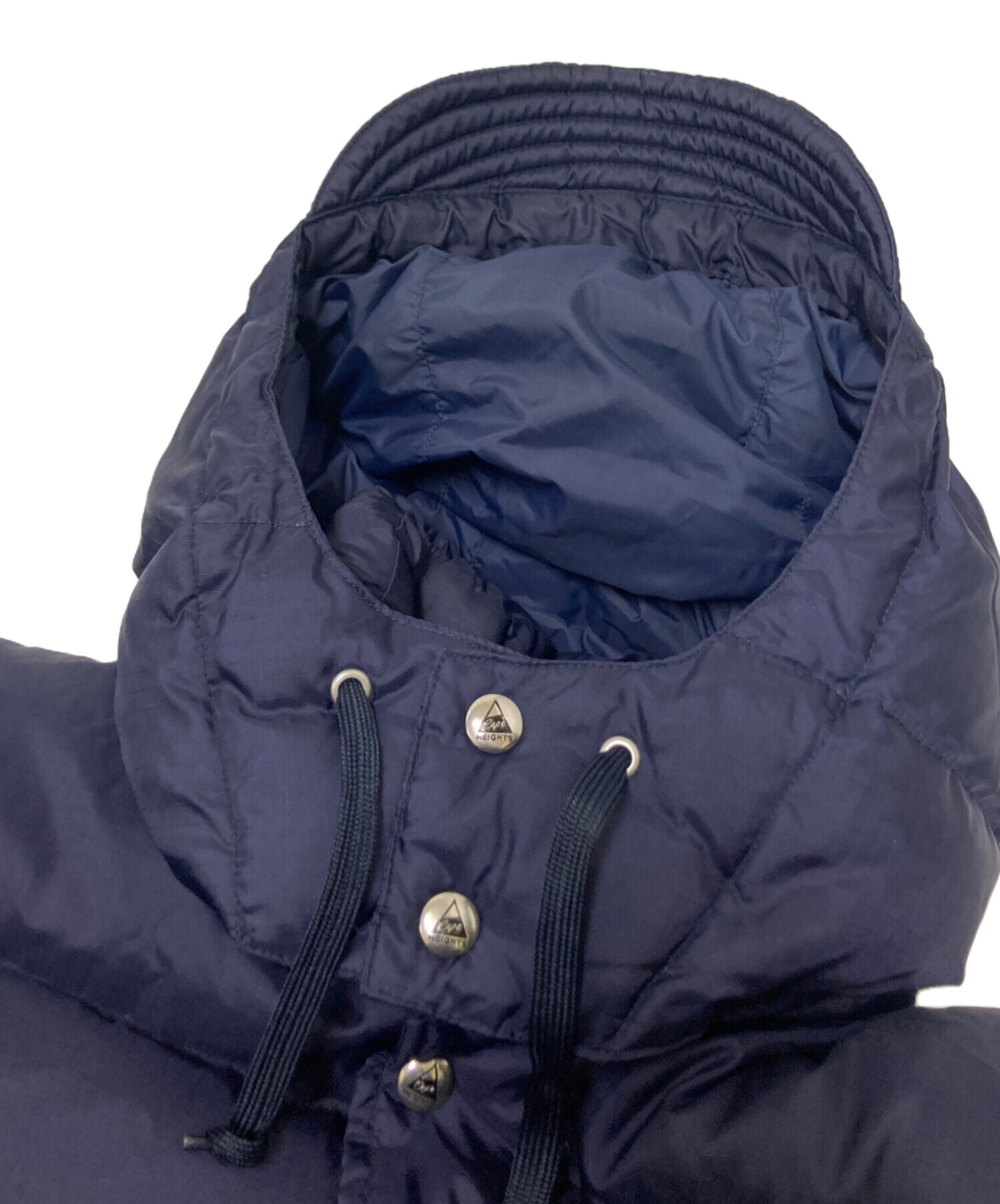Cape Heights フード付きダウンジャケット ネイビー Cape Heights ネイビー ダウンジャケット