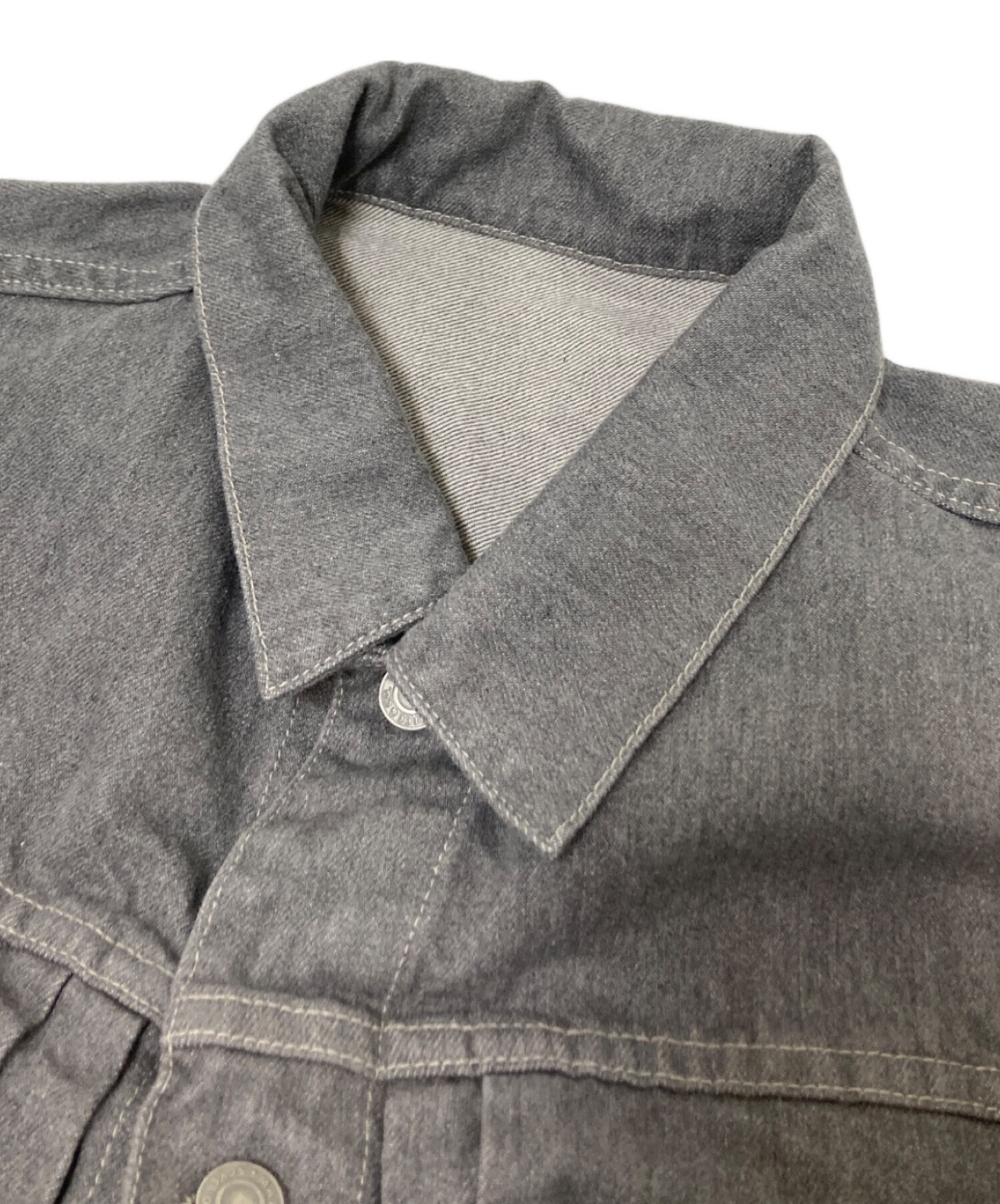 中古・古着通販】SCYE (サイ) デニムジャケット グレー サイズ:38