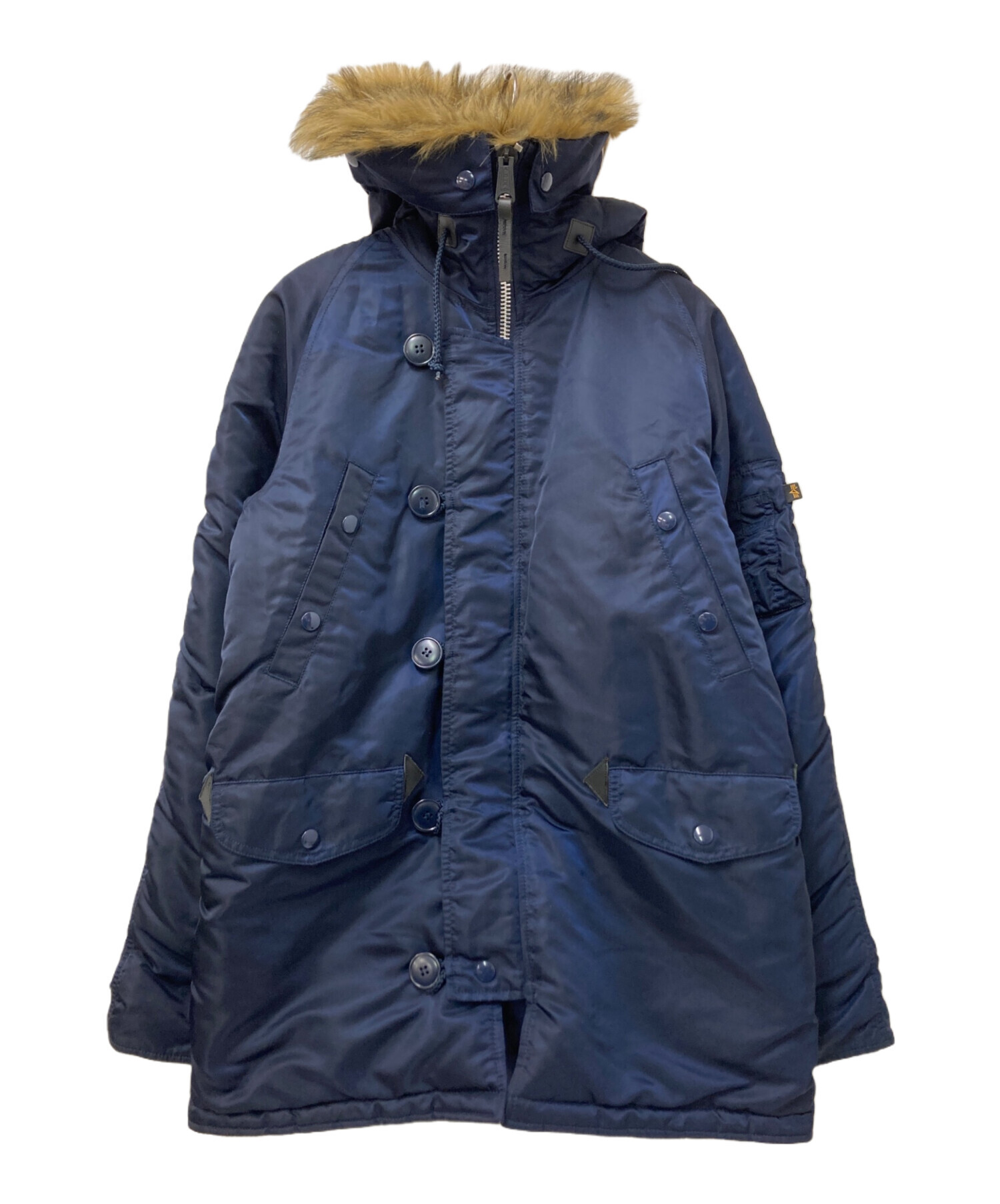 中古・古着通販】ALPHA (アルファ) N-3B フライトジャケット ネイビー