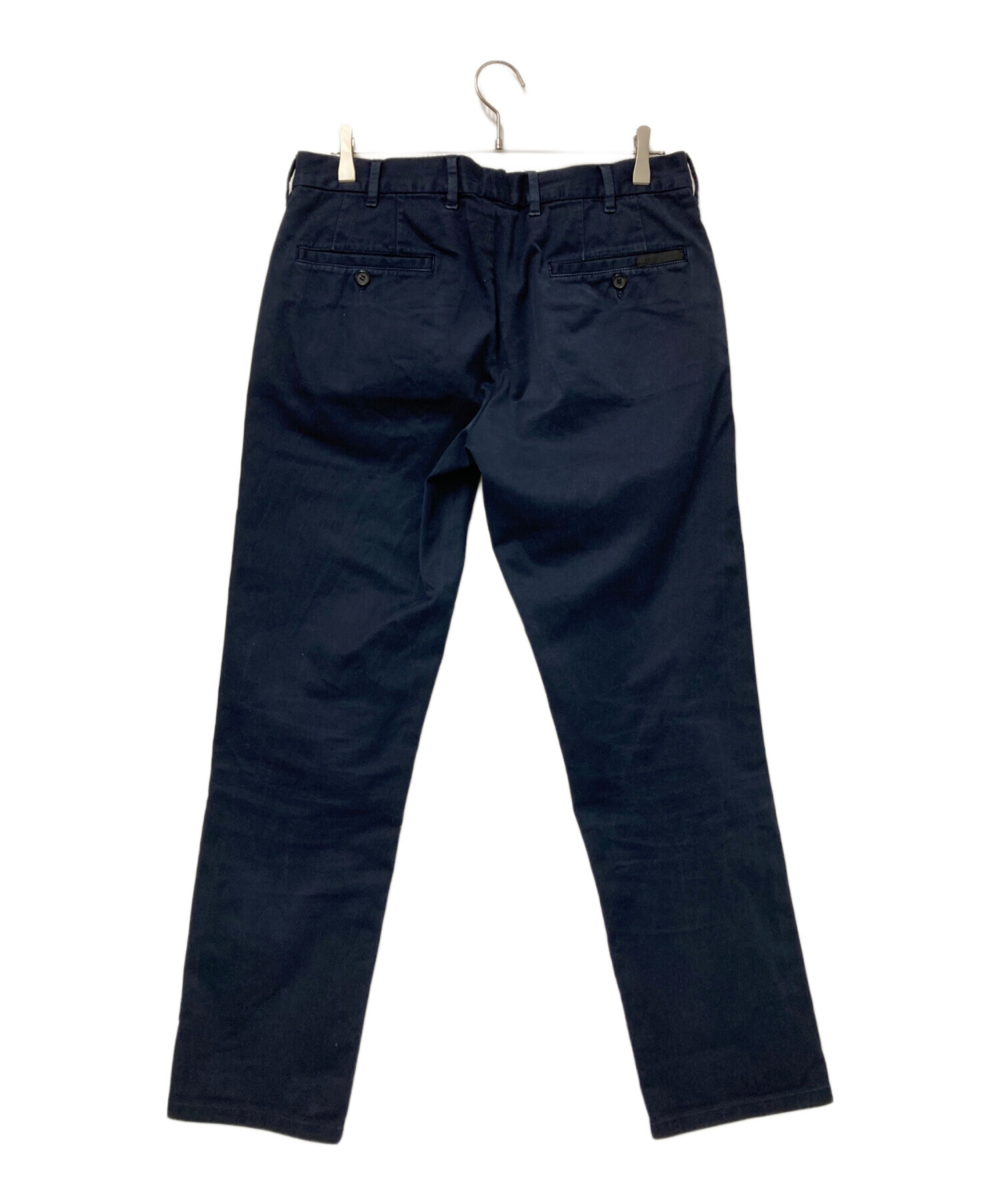 中古・古着通販】PRADA (プラダ) テーパードパンツ ネイビー サイズ:32