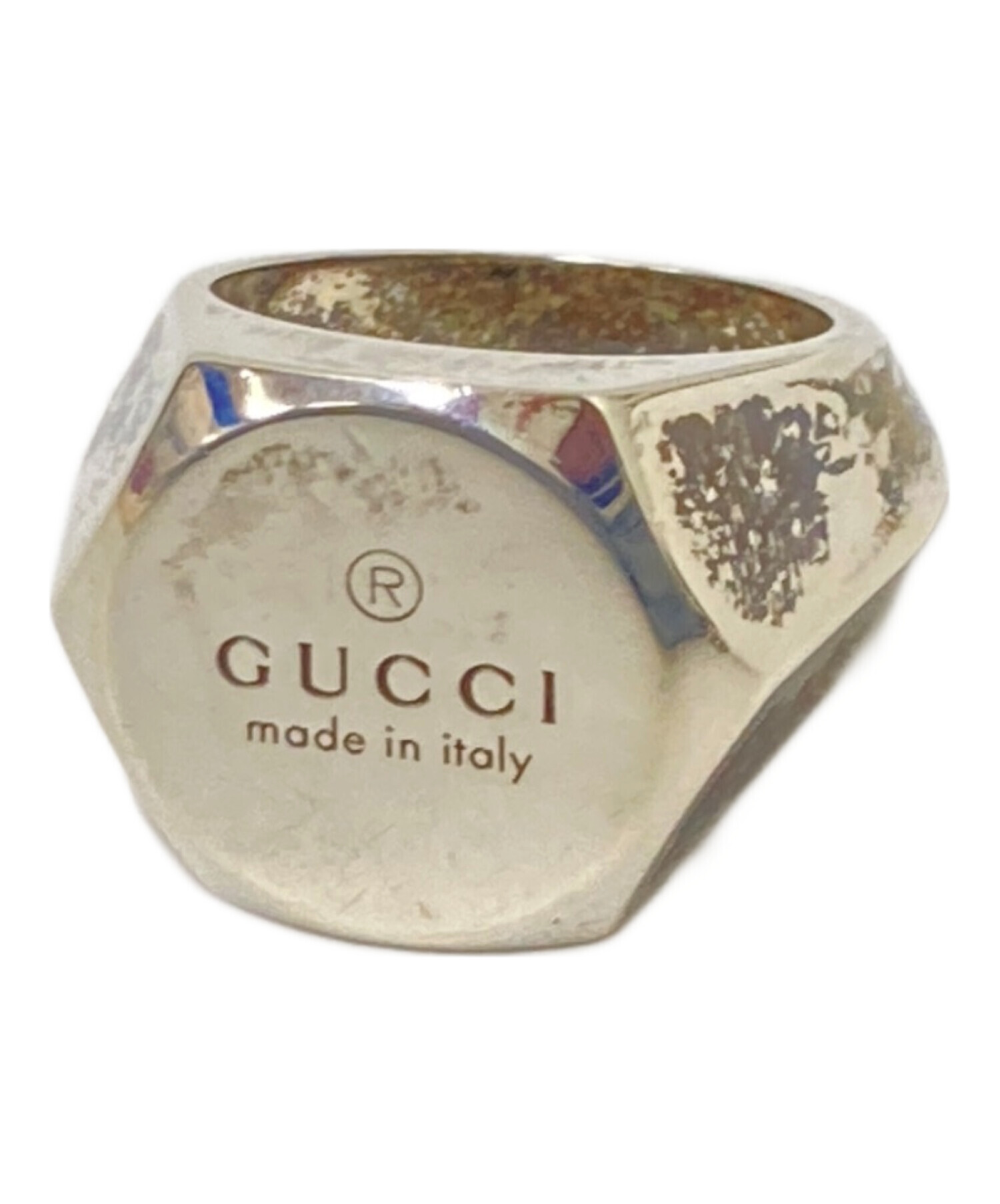 中古・古着通販】GUCCI (グッチ) ヘキサゴンリング サイズ:下記参照