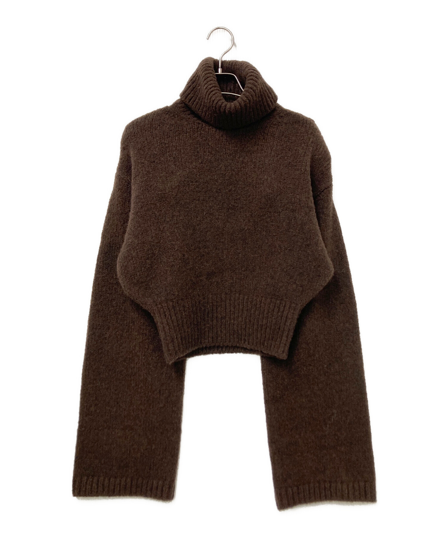 中古・古着通販】SHISHIKUI (シシクイ) Knit kata pat / BROWN