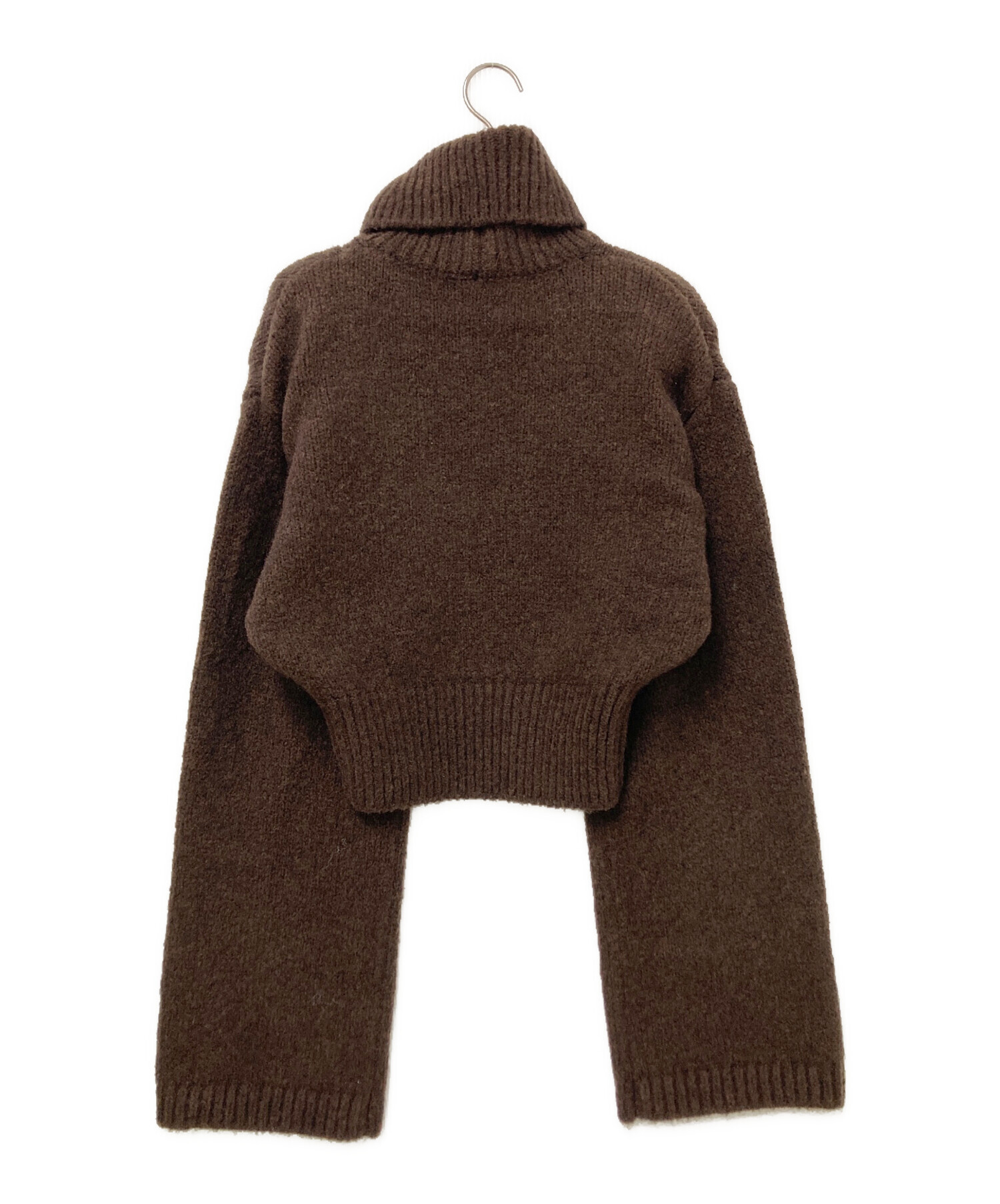 中古・古着通販】SHISHIKUI (シシクイ) Knit kata pat / BROWN