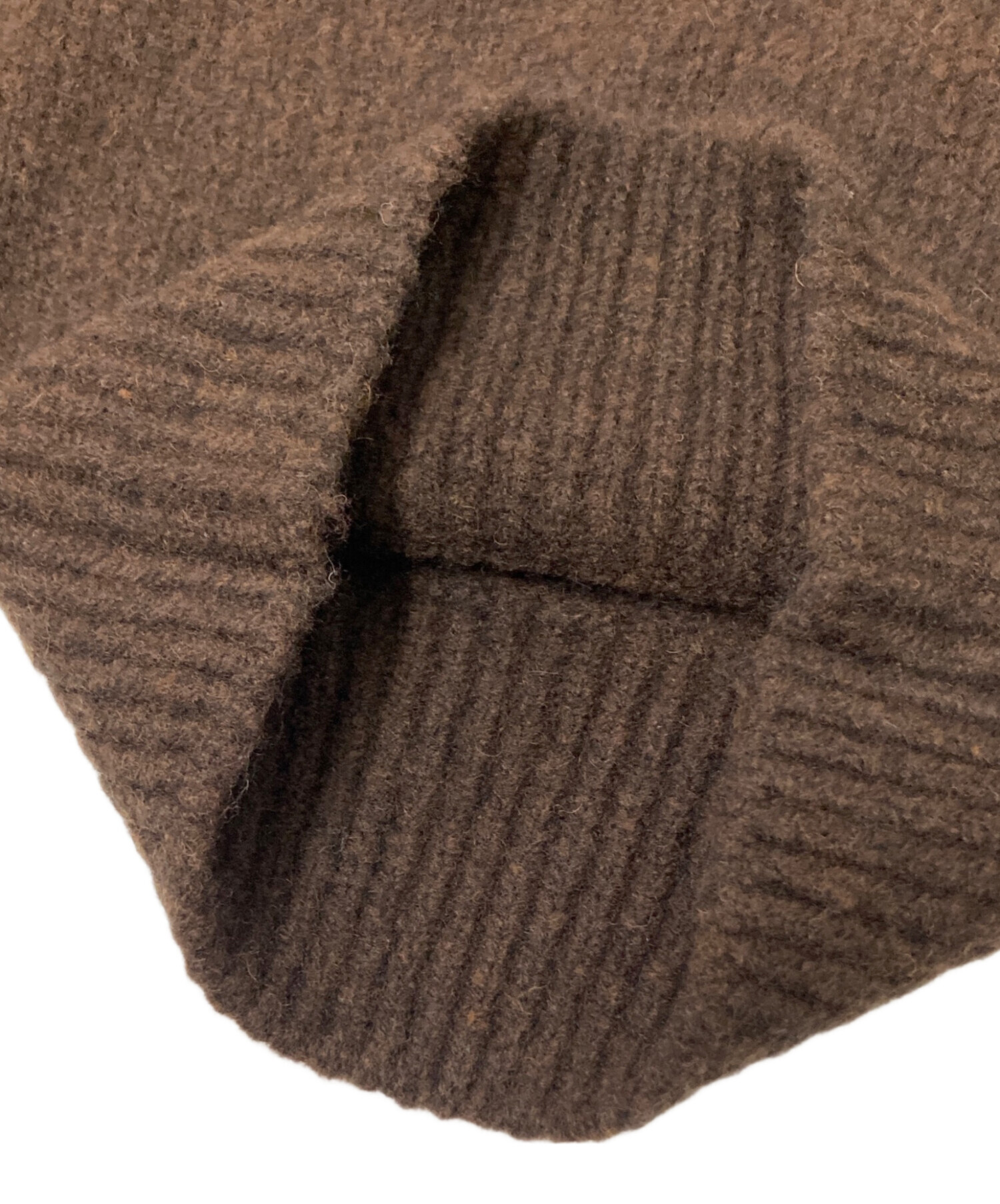 中古・古着通販】SHISHIKUI (シシクイ) Knit kata pat / BROWN