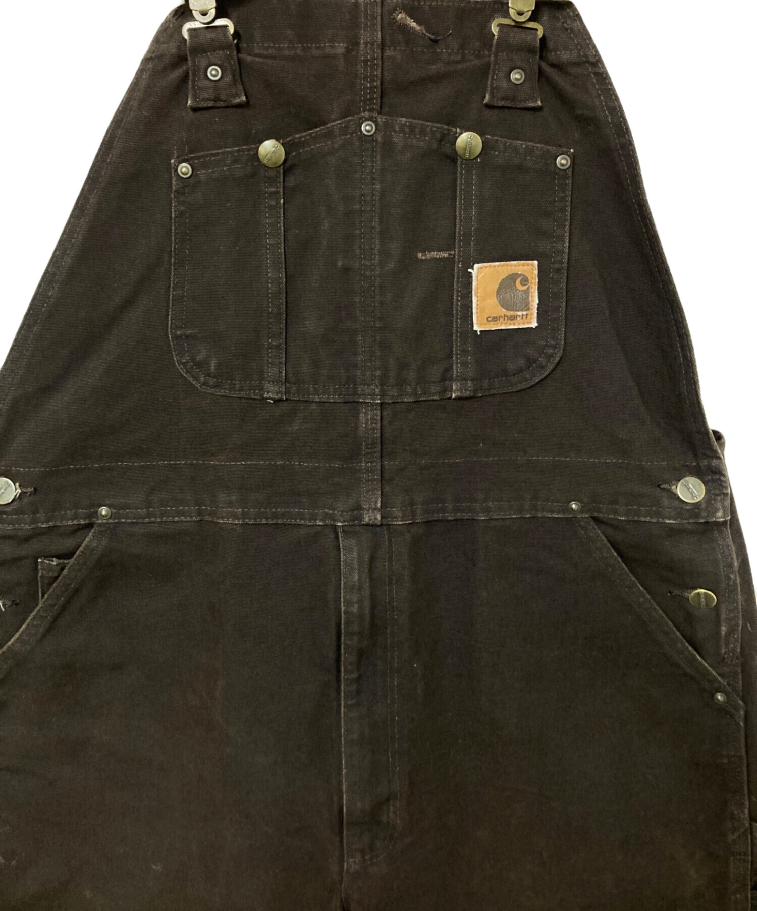 中古・古着通販】CarHartt (カーハート) ダブルニーオーバーオール