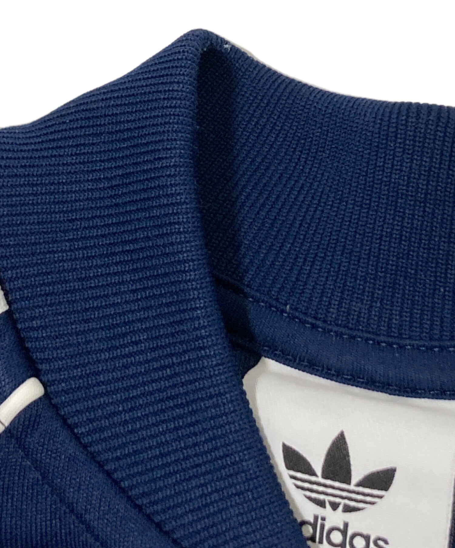 新品未使用 adidas レトロブルゾン(ネイビー) XS トラックジャケット 中古・古着通販】adidas (アディダス) トラックジャケット ネイビー