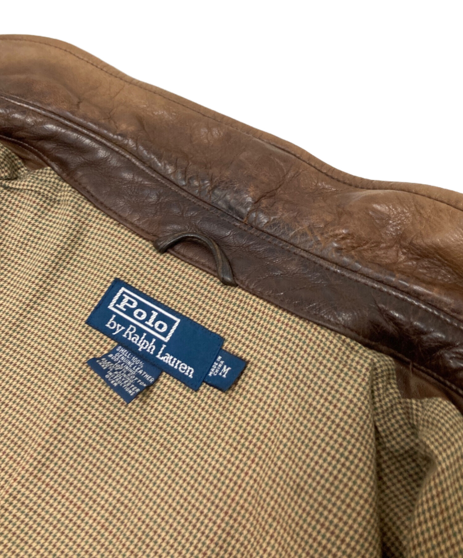 中古・古着通販】POLO RALPH LAUREN (ポロ・ラルフローレン) 90sレザー