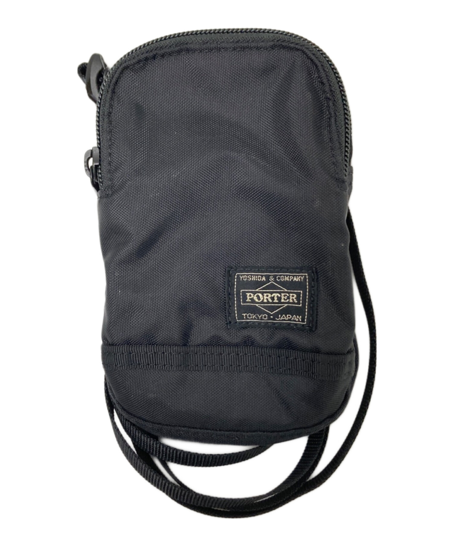 中古・古着通販】PORTER (ポーター) ショルダーポーチ ブラック サイズ