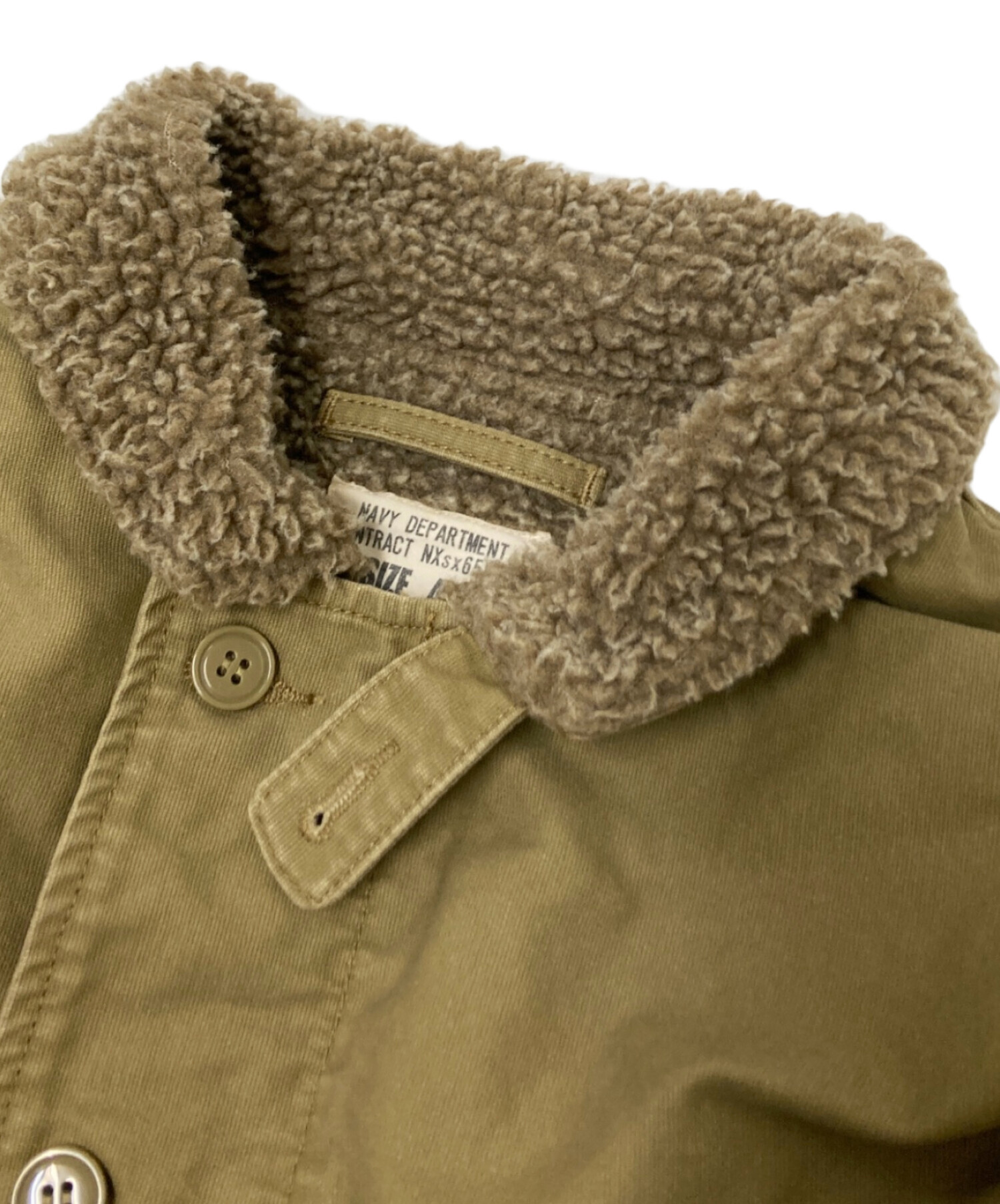 中古・古着通販】waiper (ワイパー) N-1 デッキジャケット オリーブ