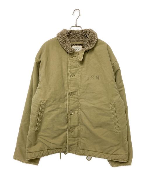 ワイパー　N1デッキジャケット ミリタリー　USED加工　WAIPER製オリーブ 楽天市場】WAIPER.inc ワイパーインク 米海軍 U.S.NAVY N-1 デッキ