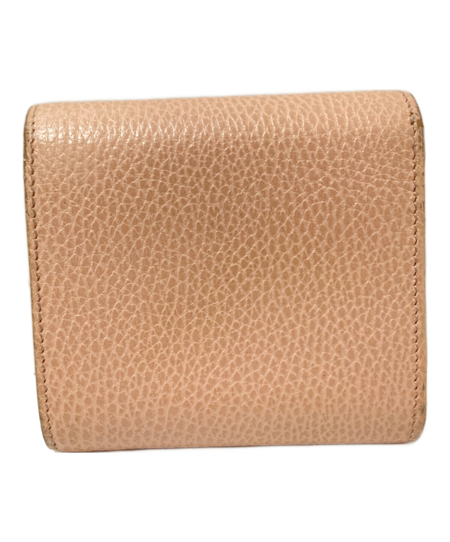 中古・古着通販】GUCCI (グッチ) ダブルGミディアムウォレット ピンク