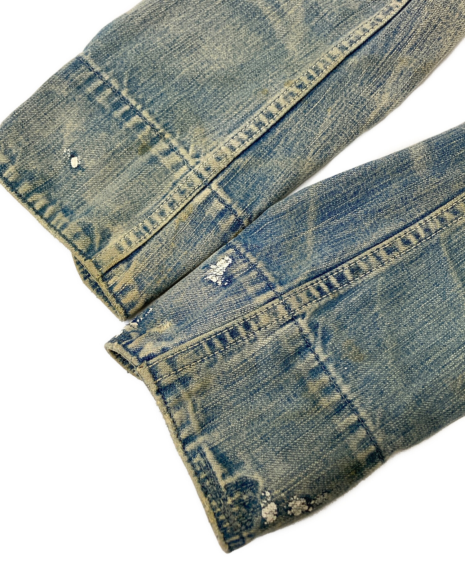 中古・古着通販】KAPITAL (キャピタル) ダメージ加工デザインデニム