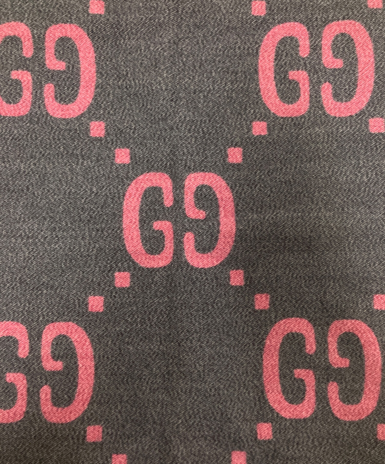 GUCCI ピンク GGロゴ マフラー 中古・古着通販】GUCCI (グッチ) GGジャガードマフラー ピンク×グレー