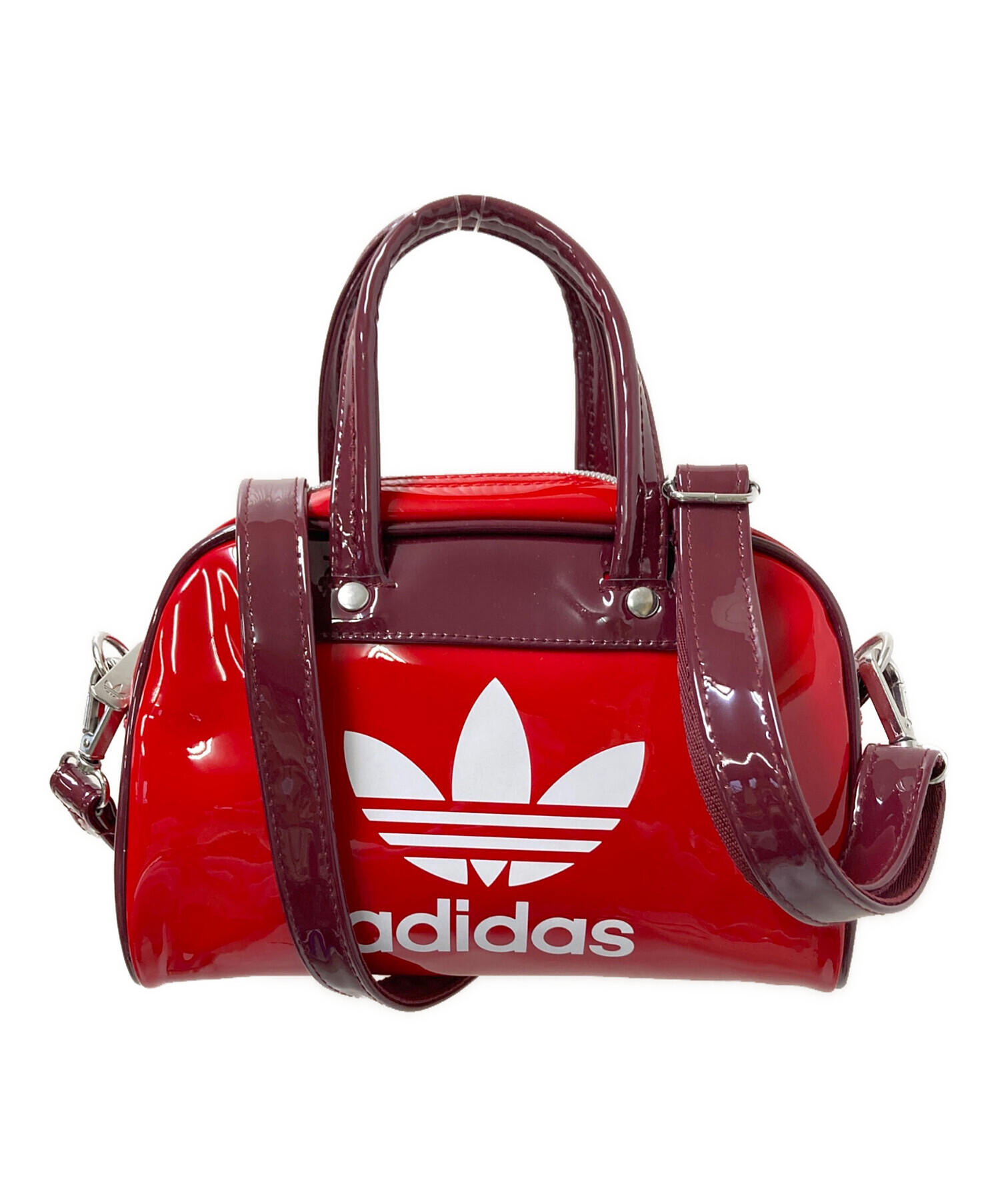 中古・古着通販】adidas (アディダス) ミニボウリングバッグ レッド