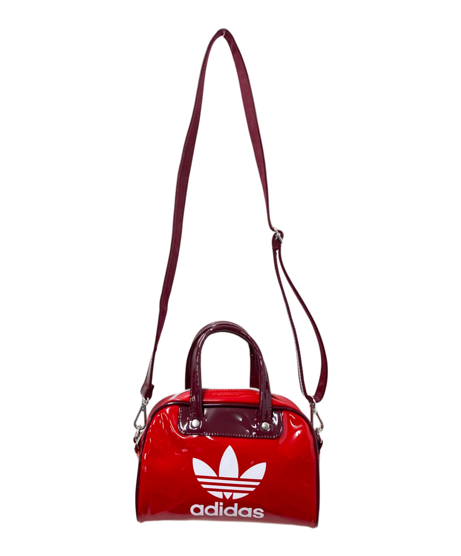 中古・古着通販】adidas (アディダス) ミニボウリングバッグ レッド