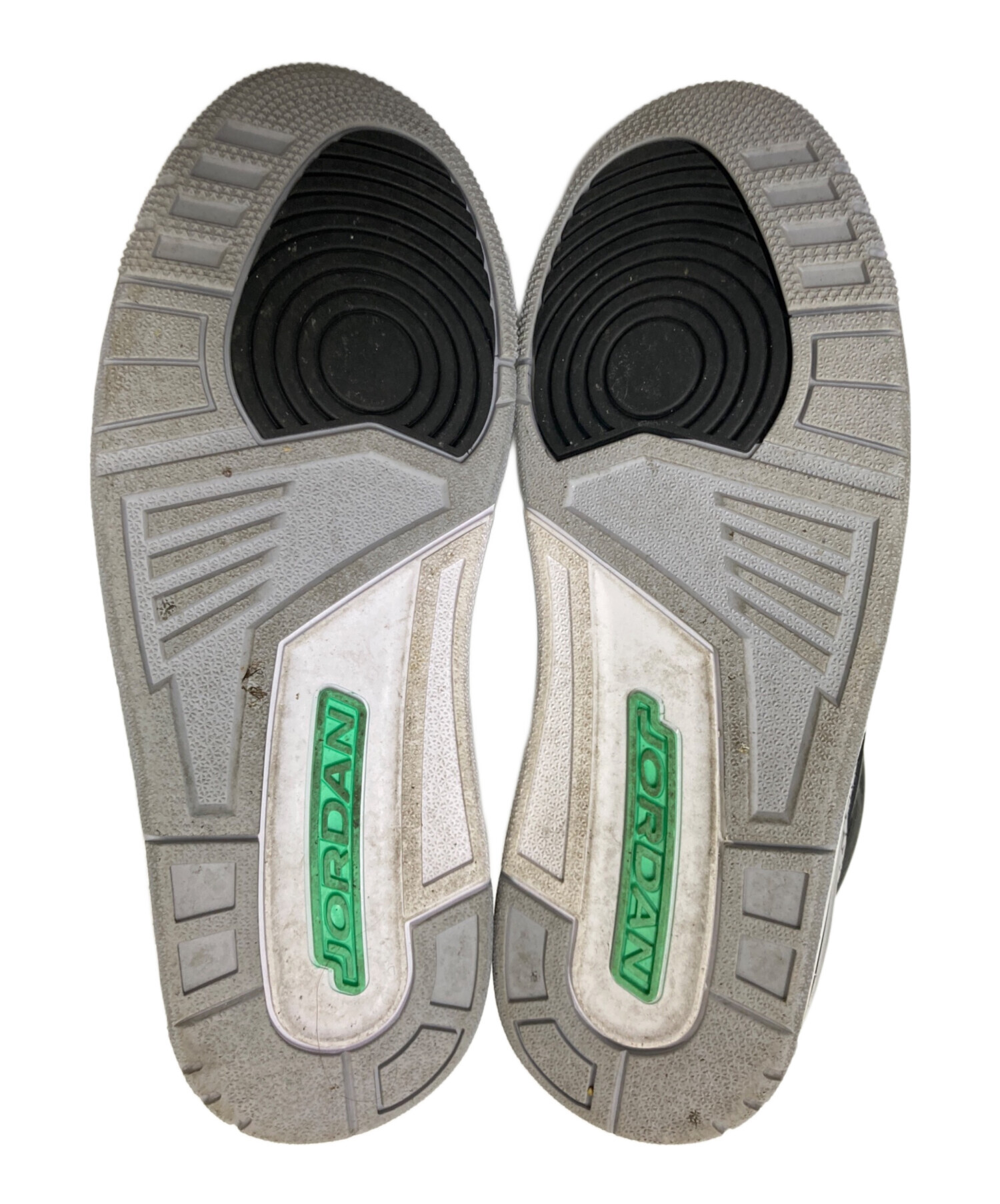 ナイキエアジョーダン3レトロ Green Glow27センチ　中古　美品 ナイキエアジョーダン3レトロ Green Glow27センチ 中古 美品 AIR