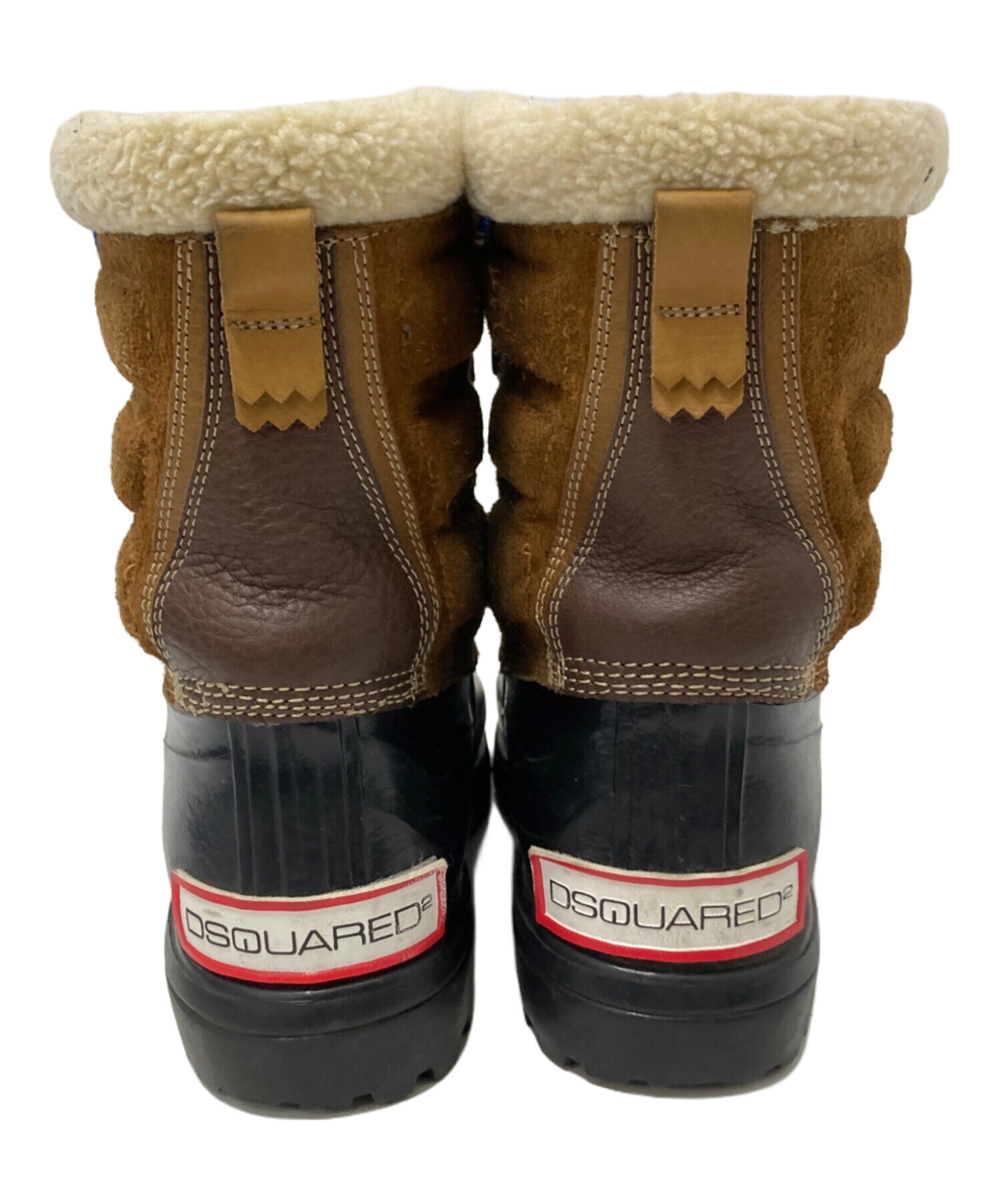 中古・古着通販】DSQUARED2 (ディースクエアード) 切替ブーツ ブラック