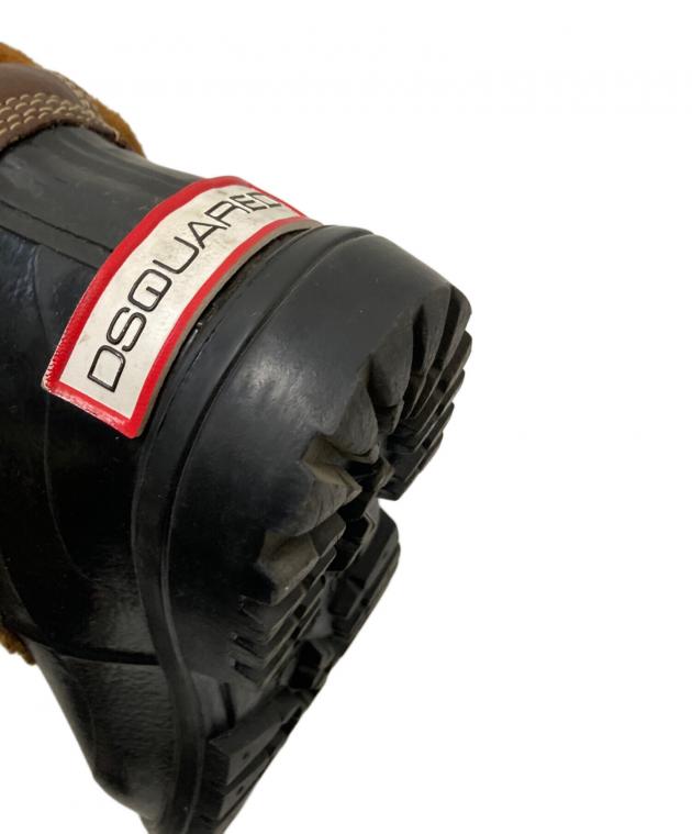 中古・古着通販】DSQUARED2 (ディースクエアード) 切替ブーツ ブラック