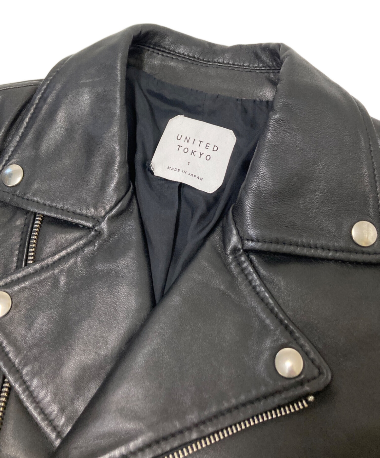 中古・古着通販】UNITED TOKYO (ユナイテッドトーキョー) ラムレザー