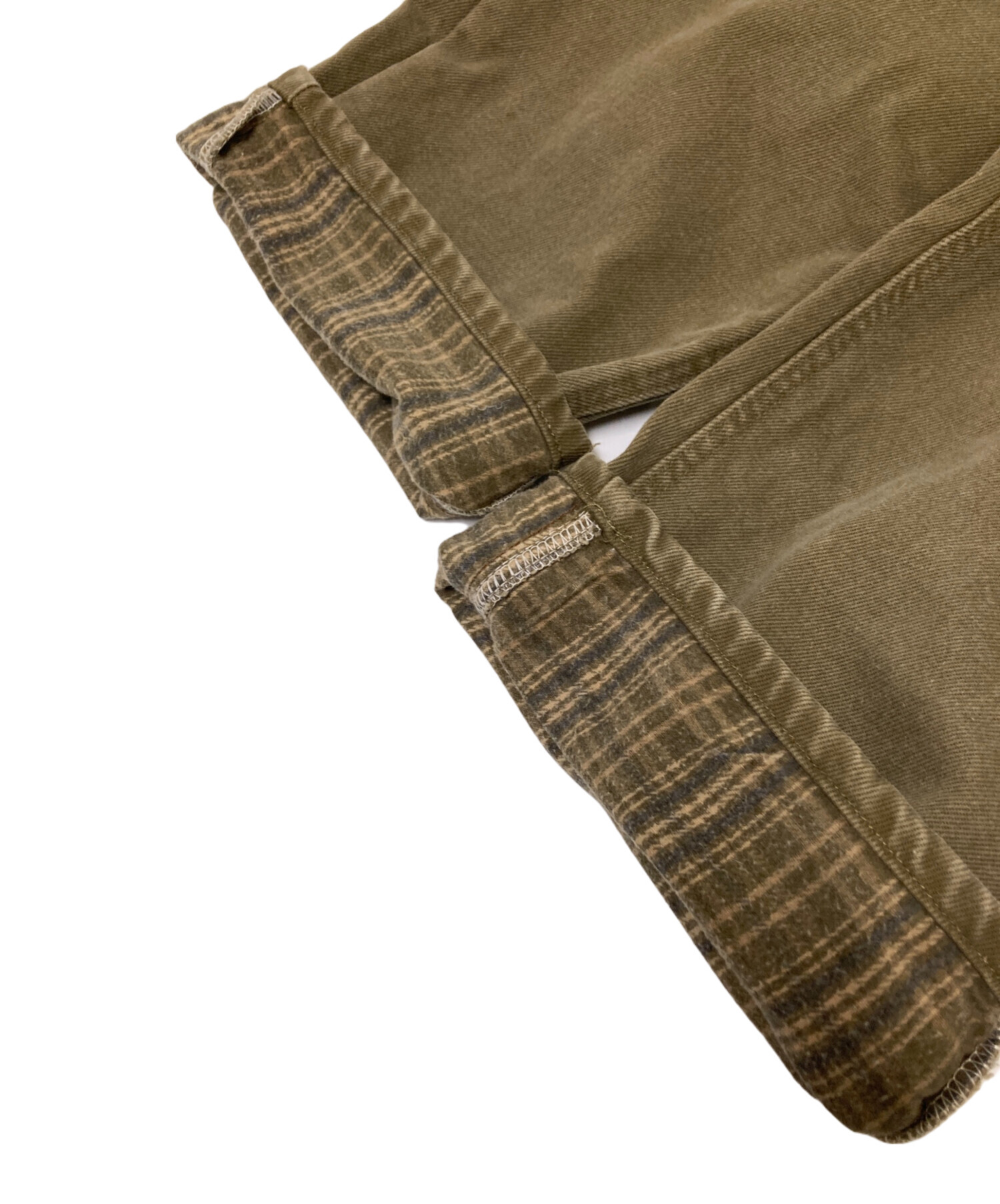 中古・古着通販】CarHartt (カーハート) 裏地フランネルデニムパンツ 