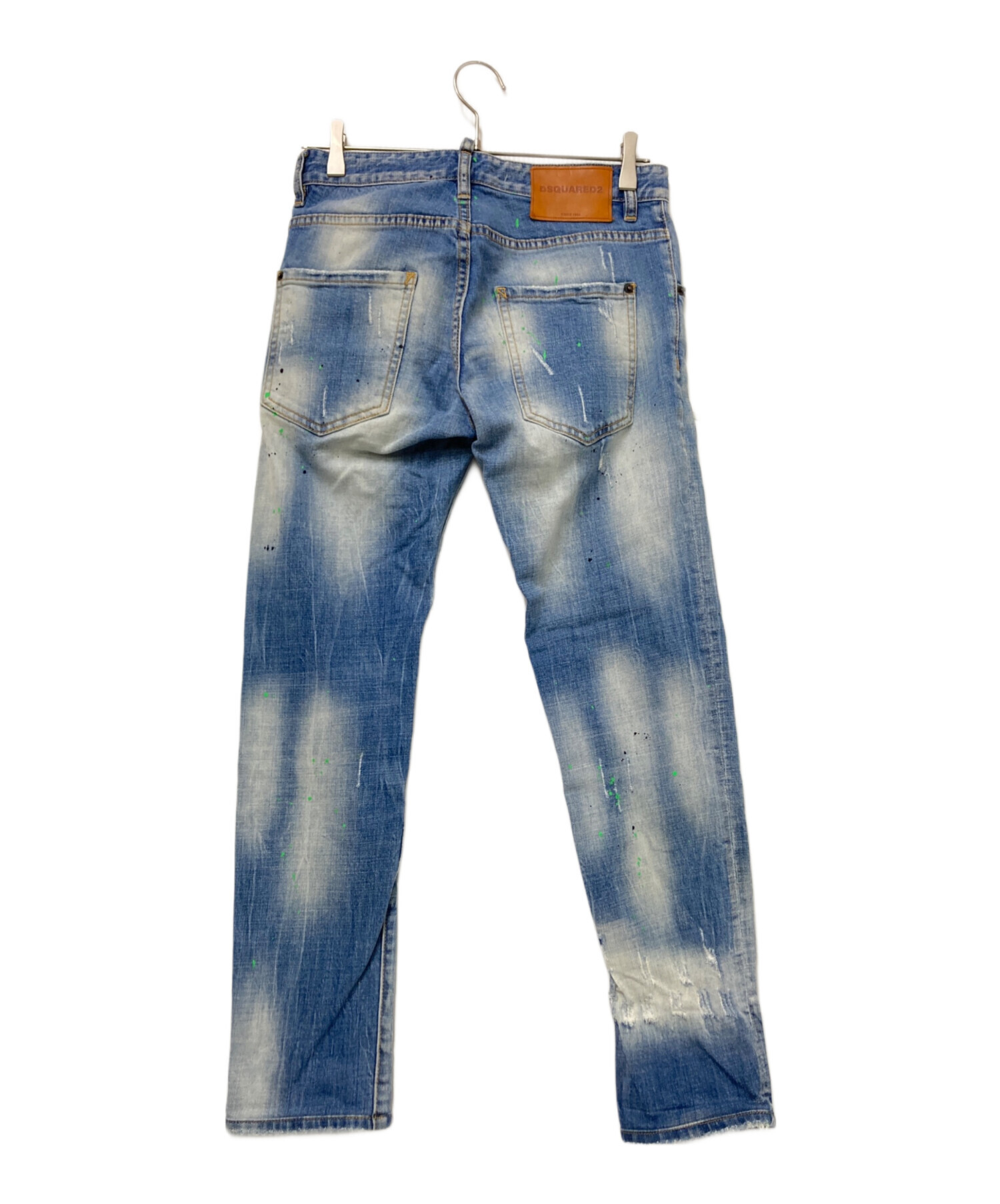 42-44相当　DSQUARED2 新品未使用　ダメージ加工　デニム　裾切 中古・古着通販】DSQUARED2 (ディースクエアード) 加工デニムパンツ