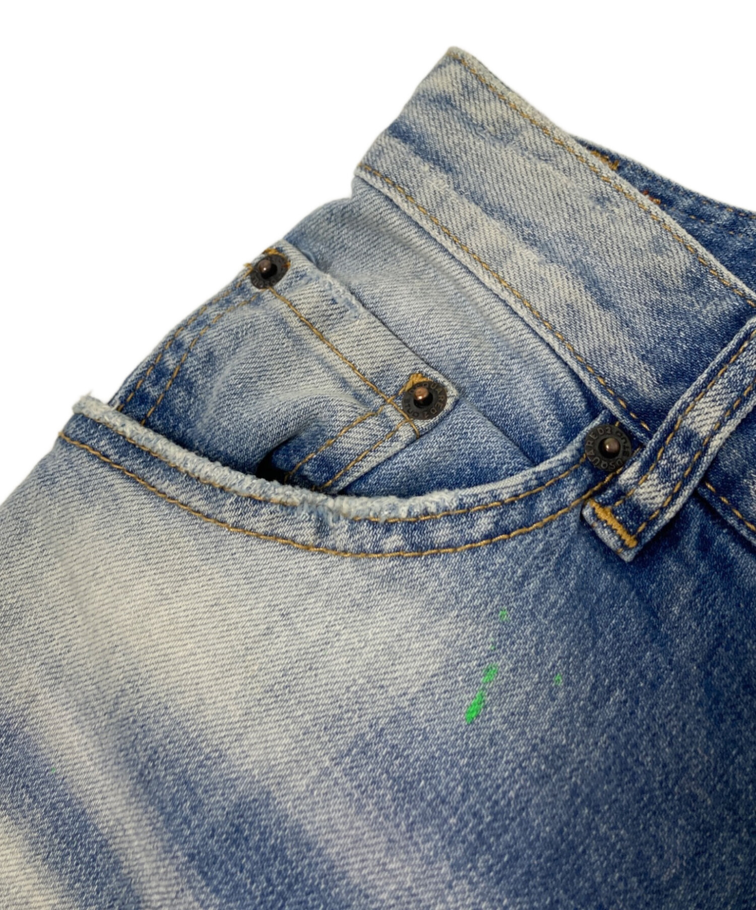 中古・古着通販】DSQUARED2 (ディースクエアード) 加工デニムパンツ
