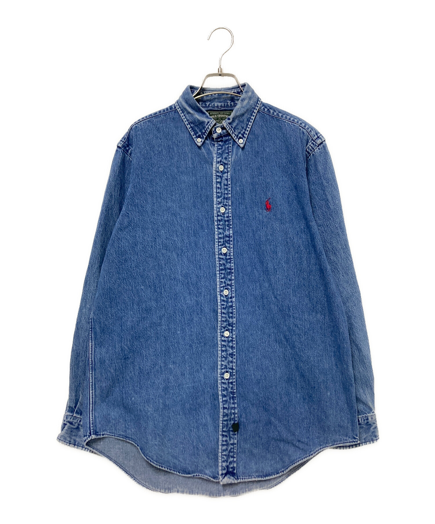 90’s POLO COUNTRY ポロカンデニムBDシャツ 90's Polo Country Denim BD Shirt Mサイズ | Daniel