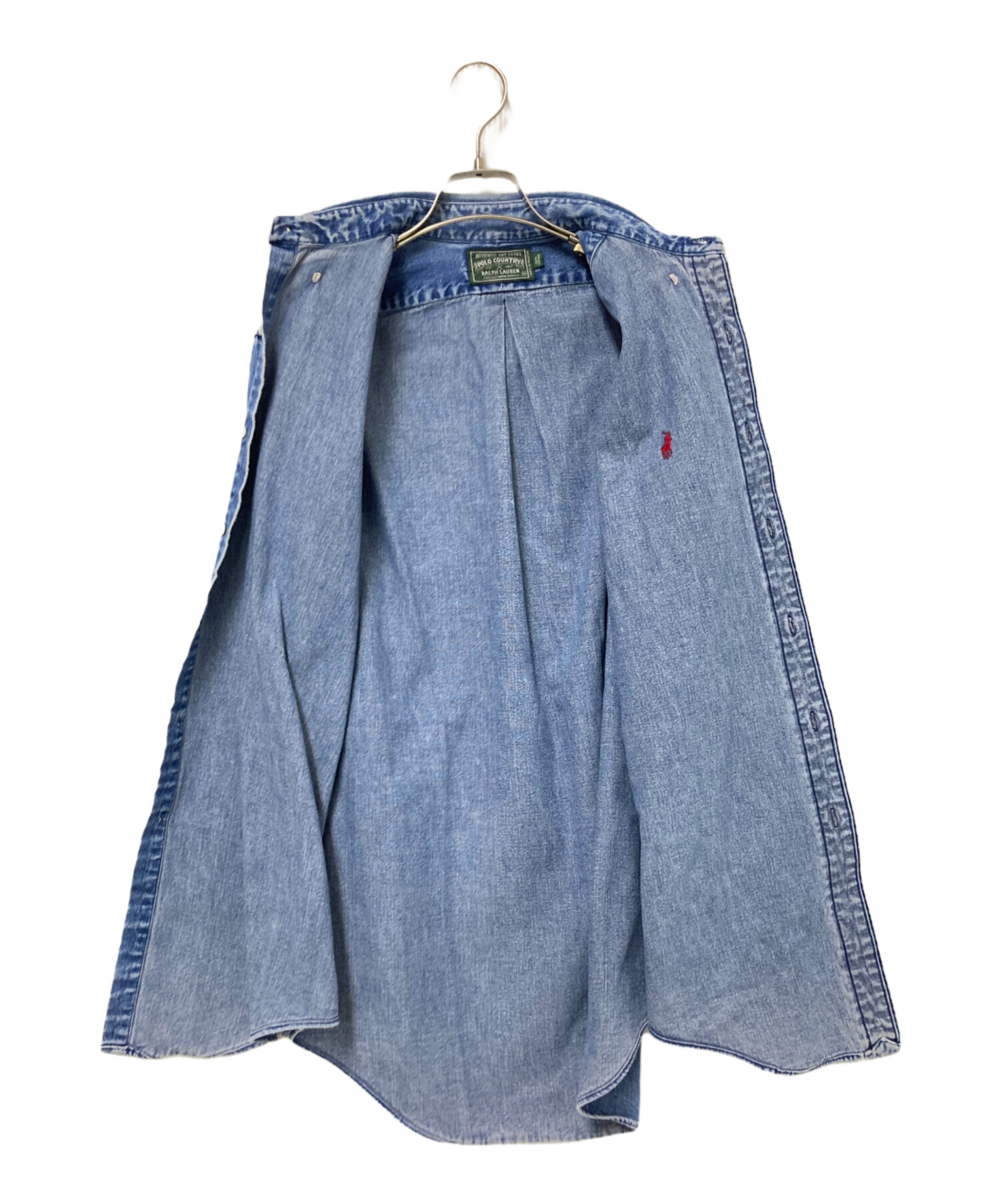 中古・古着通販】POLO COUNTRY (ポロカントリー) デニムBDシャツ