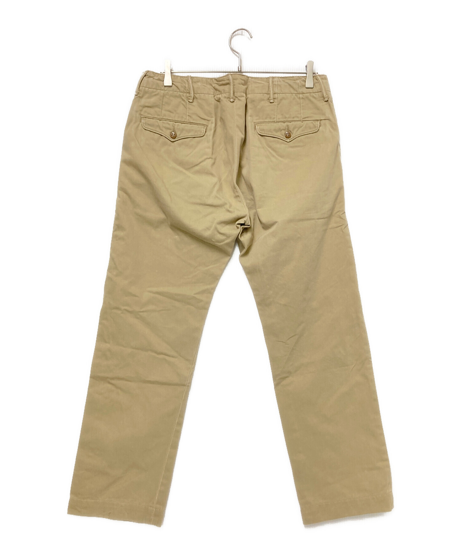 RRL チノパンツ　ベージュ 中古・古着通販】RRL (ダブルアールエル) チノパン ベージュ サイズ:32