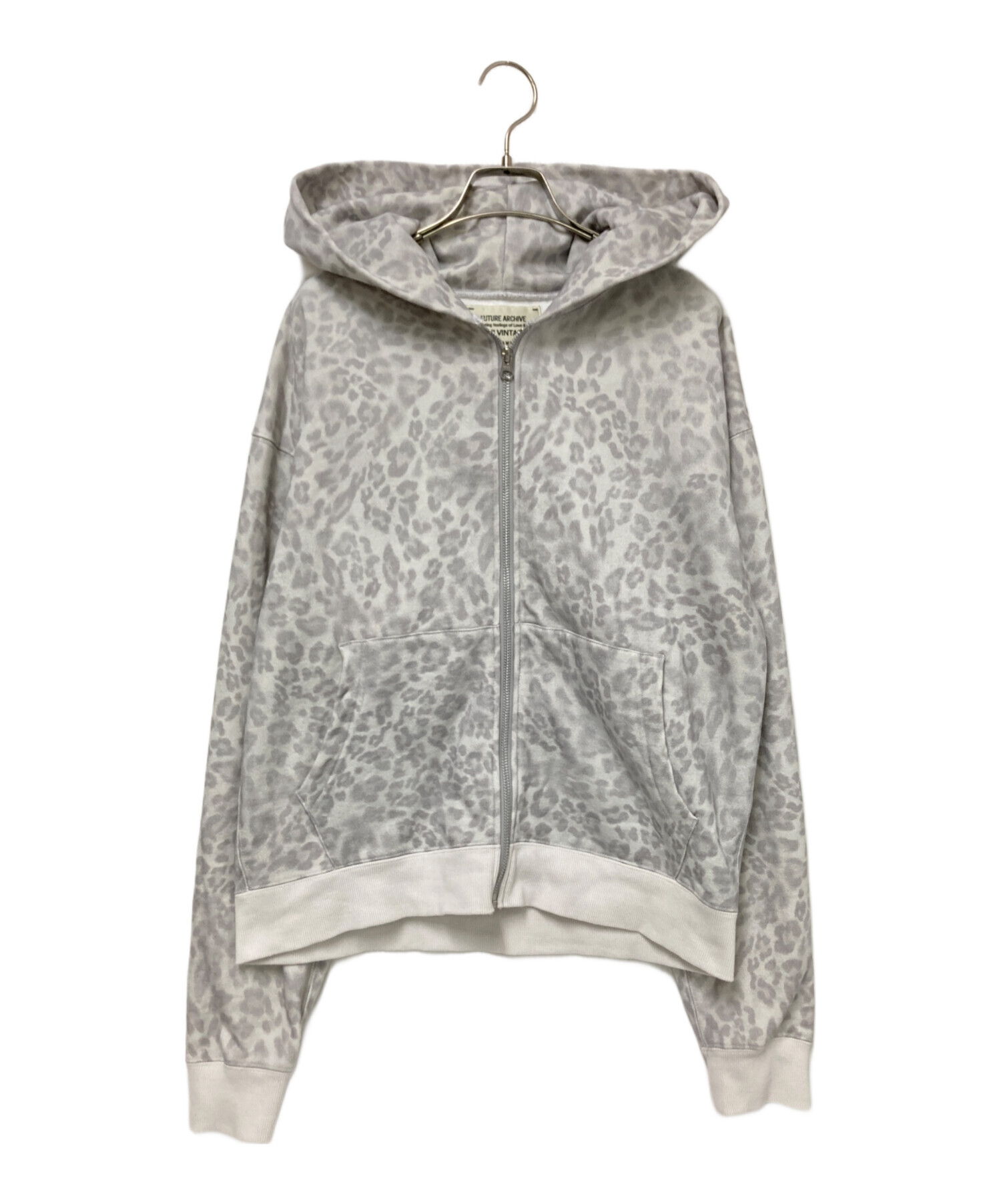 中古・古着通販】BEAMS (ビームス) EMBLEM ZIP HOODIE ホワイト×グレー 