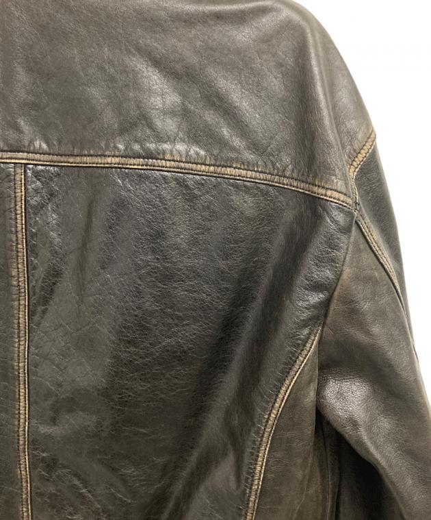 中古・古着通販】ZARA (ザラ) カウレザーライダースジャケット