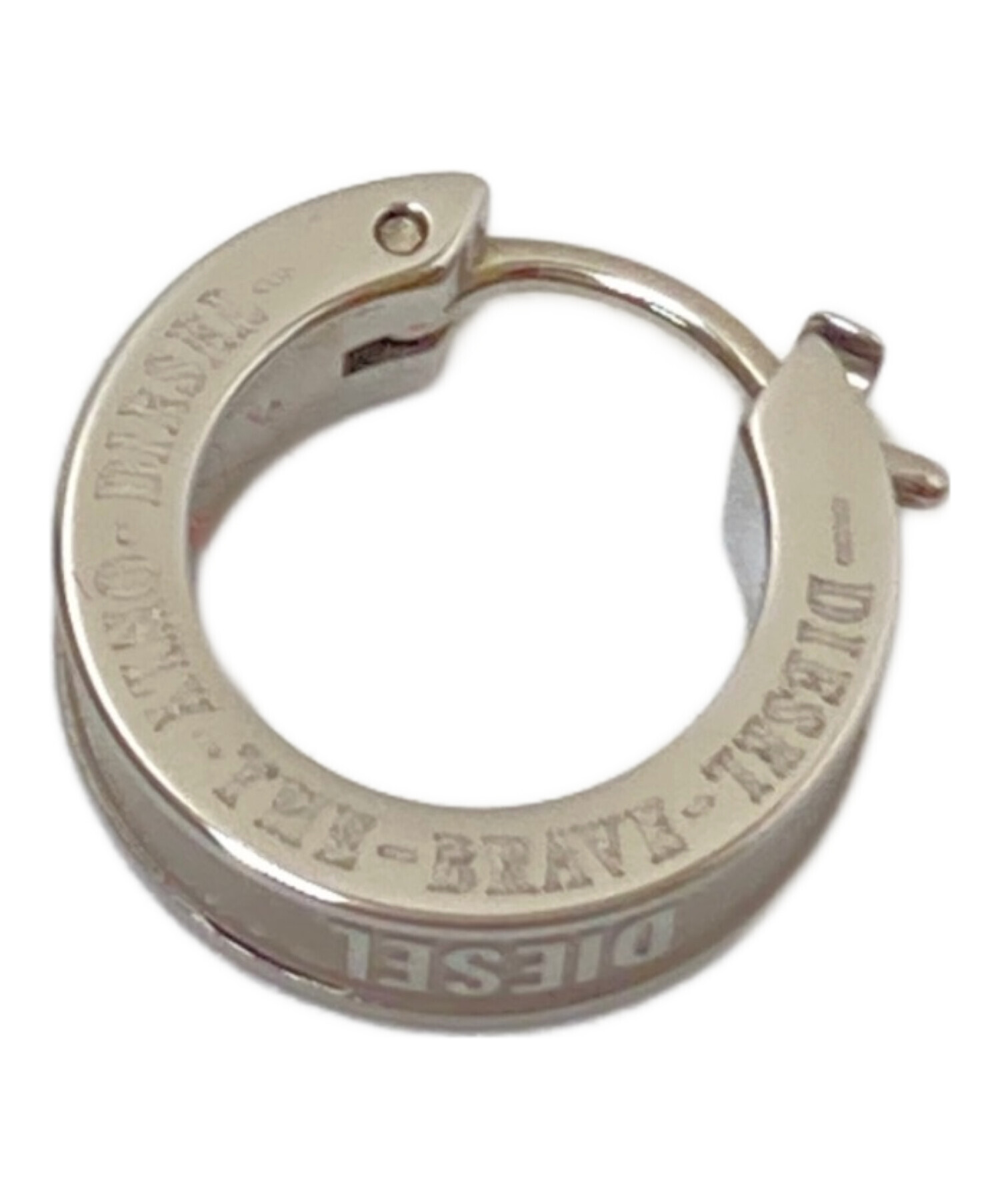 中古・古着通販】DIESEL (ディーゼル) ピアス シルバー サイズ:下記