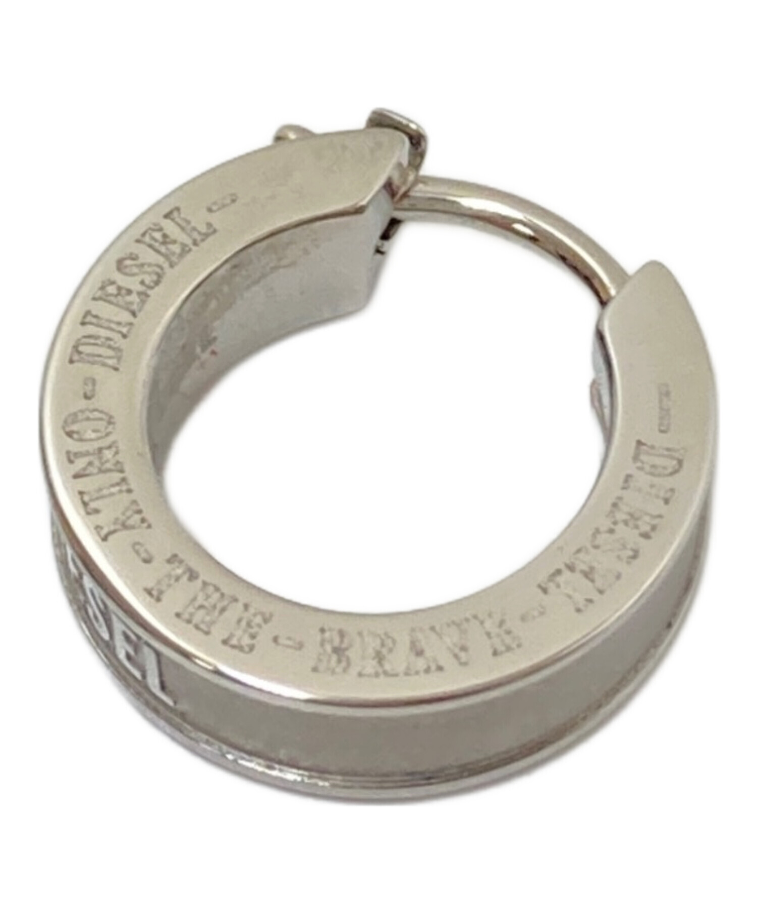 中古・古着通販】DIESEL (ディーゼル) ピアス シルバー サイズ:下記