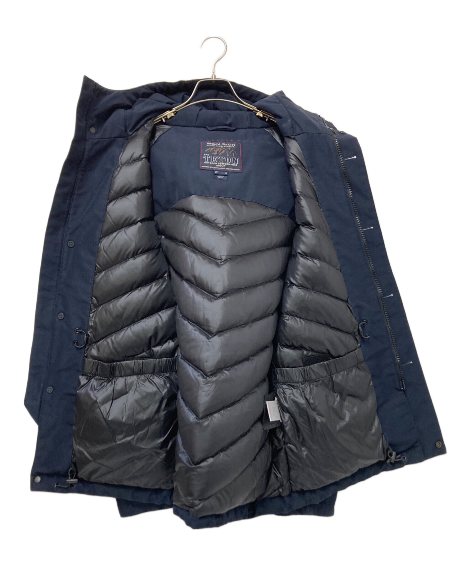 中古・古着通販】WOOLRICH (ウールリッチ) ダウンジャケット ネイビー