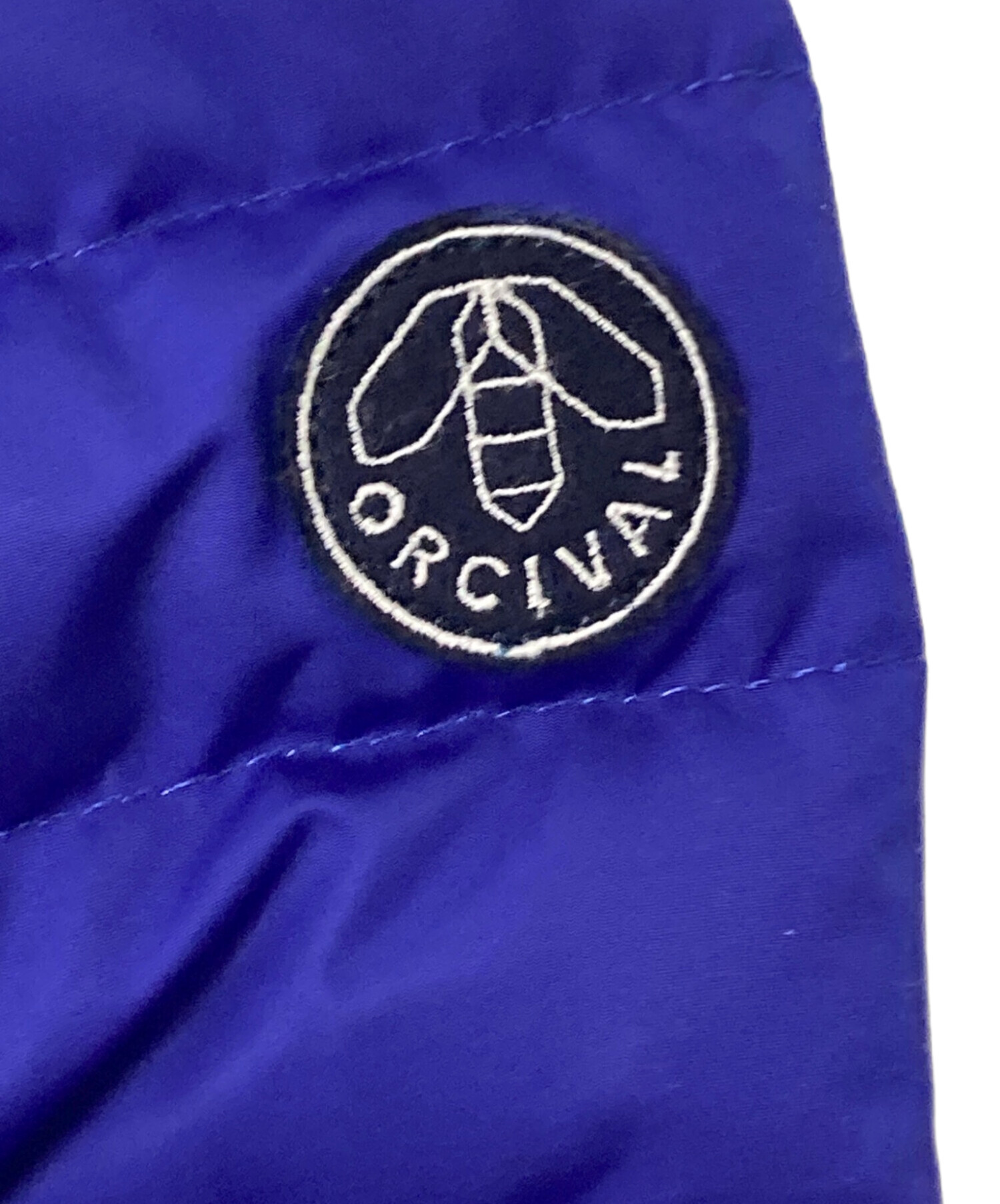 中古・古着通販】ORCIVAL (オーシバル) ノーカラーダウンジャケット 