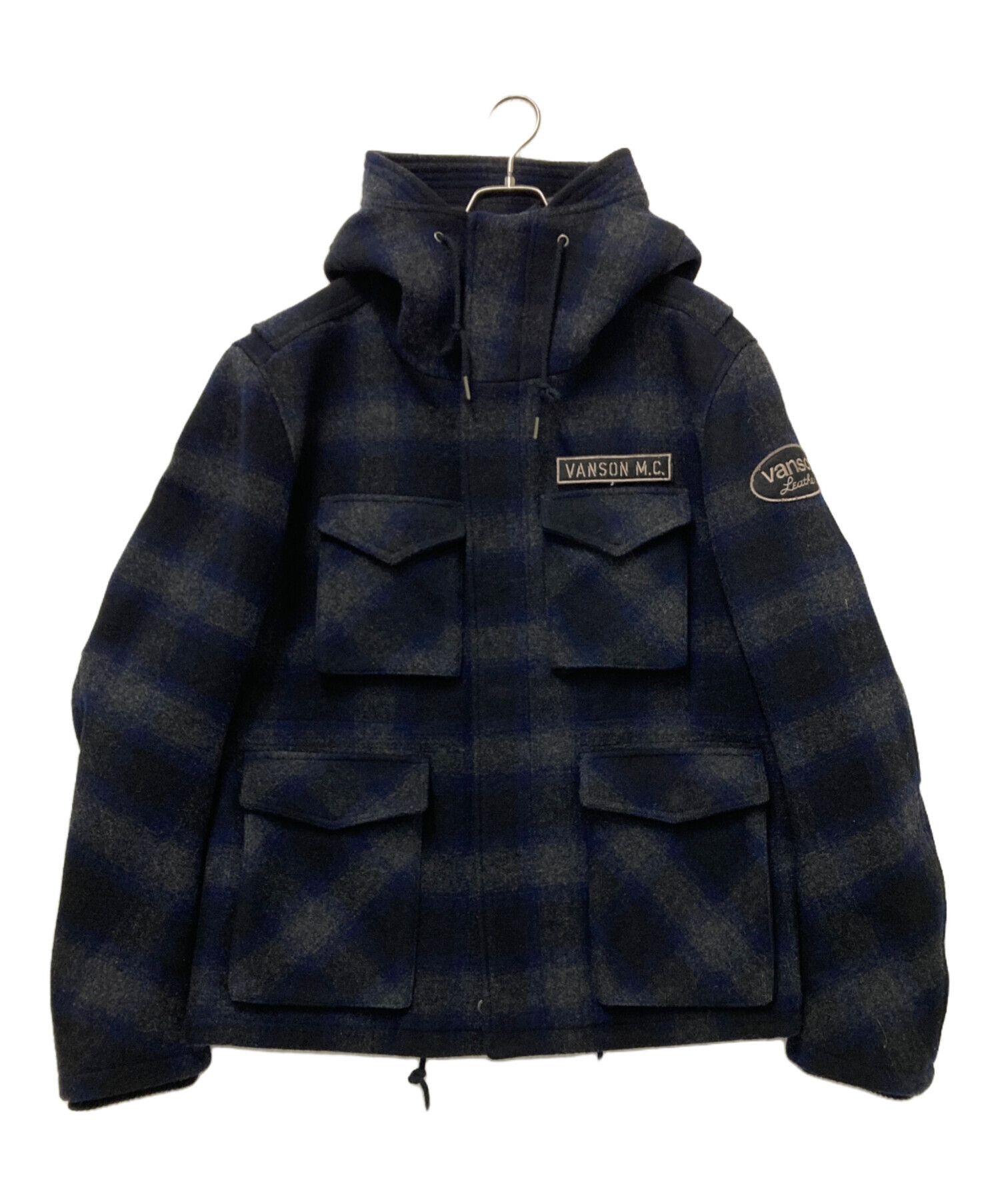 バンソン VANSON サイズXXL メンズ ウール ジップジャケット 内 