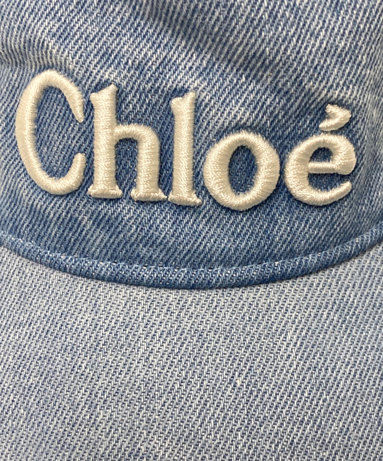 中古・古着通販】Chloe (クロエ) ベースボールキャップ インディゴ