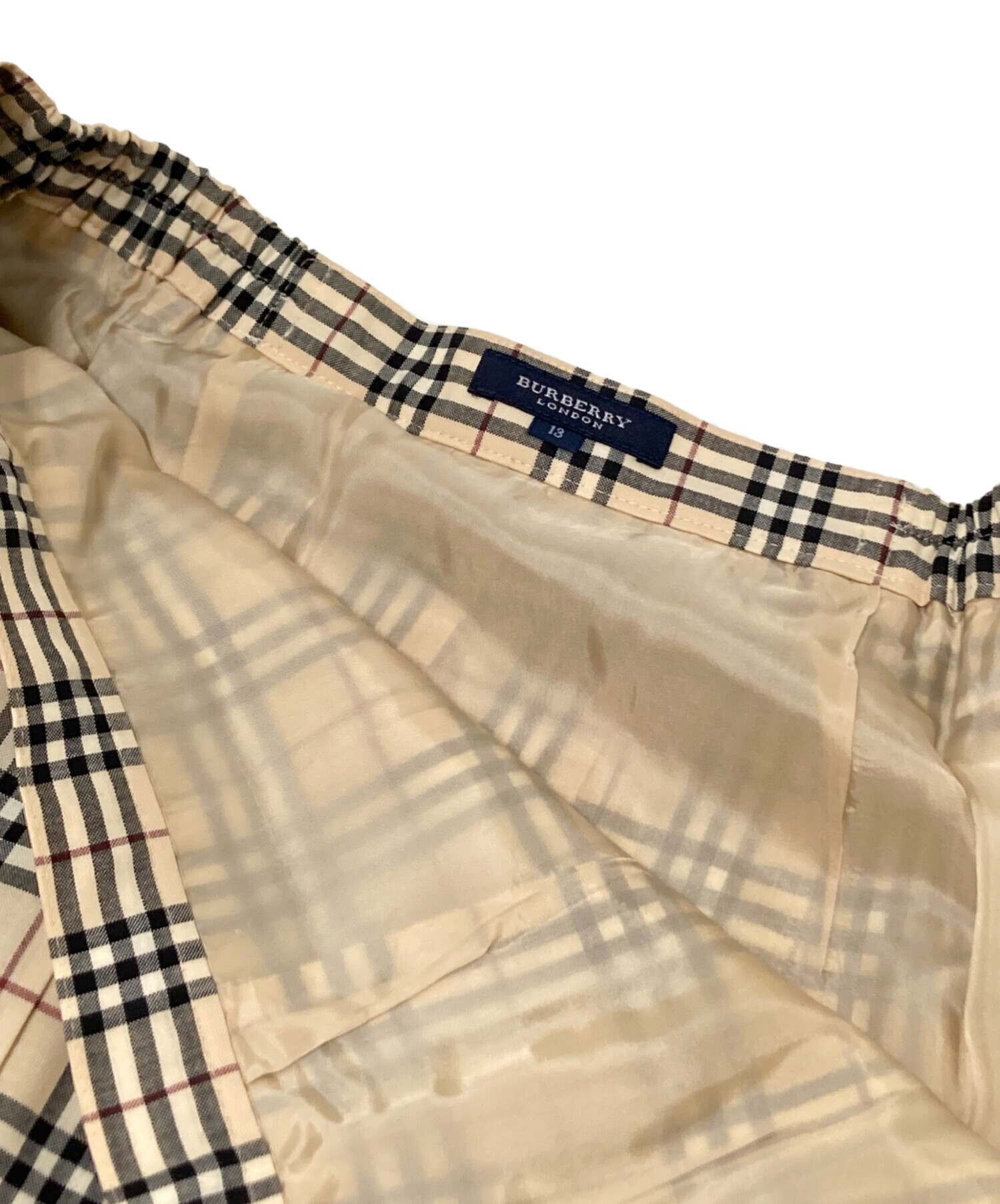 中古・古着通販】BURBERRY (バーバリー) ノヴァチェックプリーツ