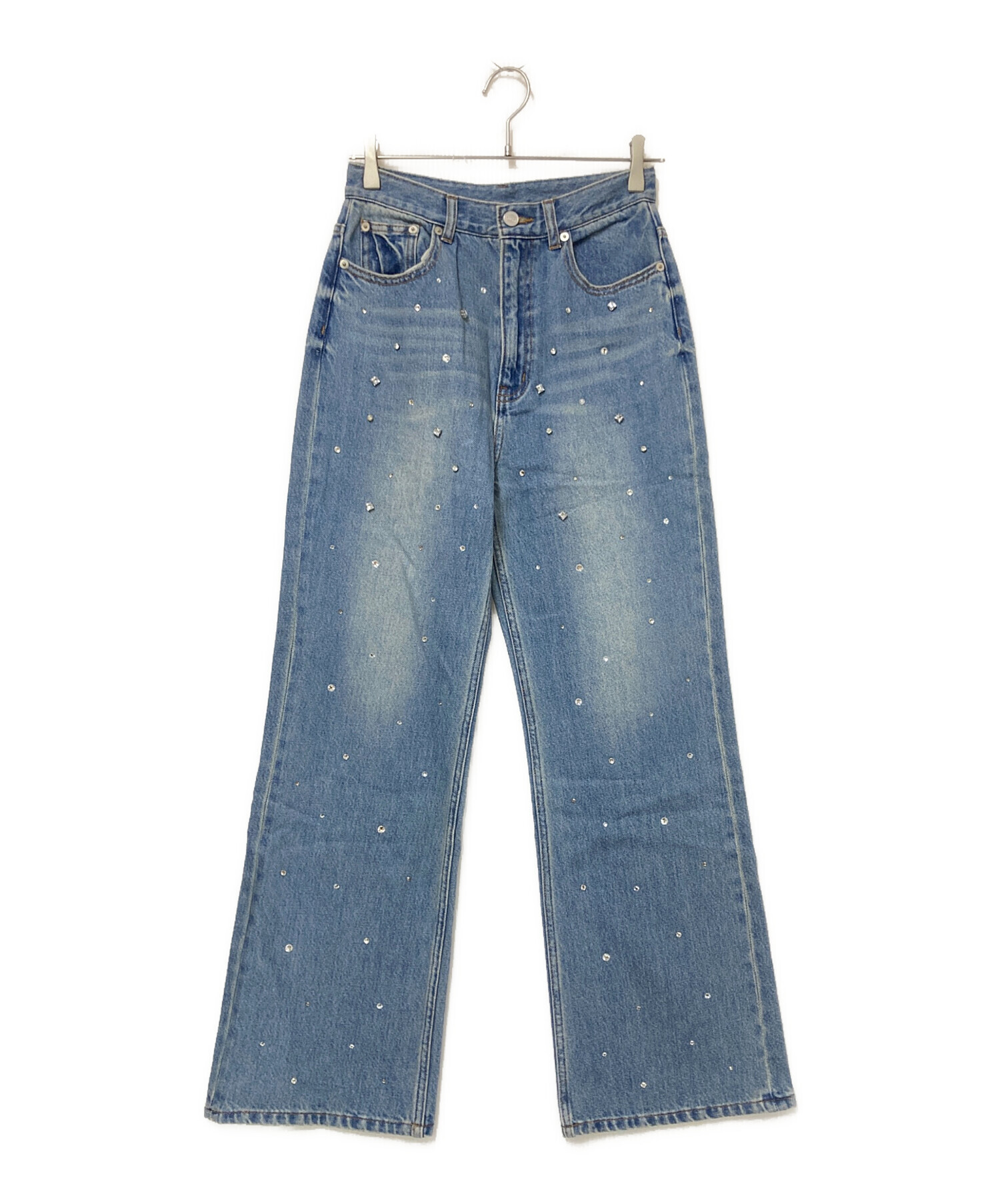 中古・古着通販】Ameri (アメリ) UND BIJOU STRAIGHT DENIM PANT