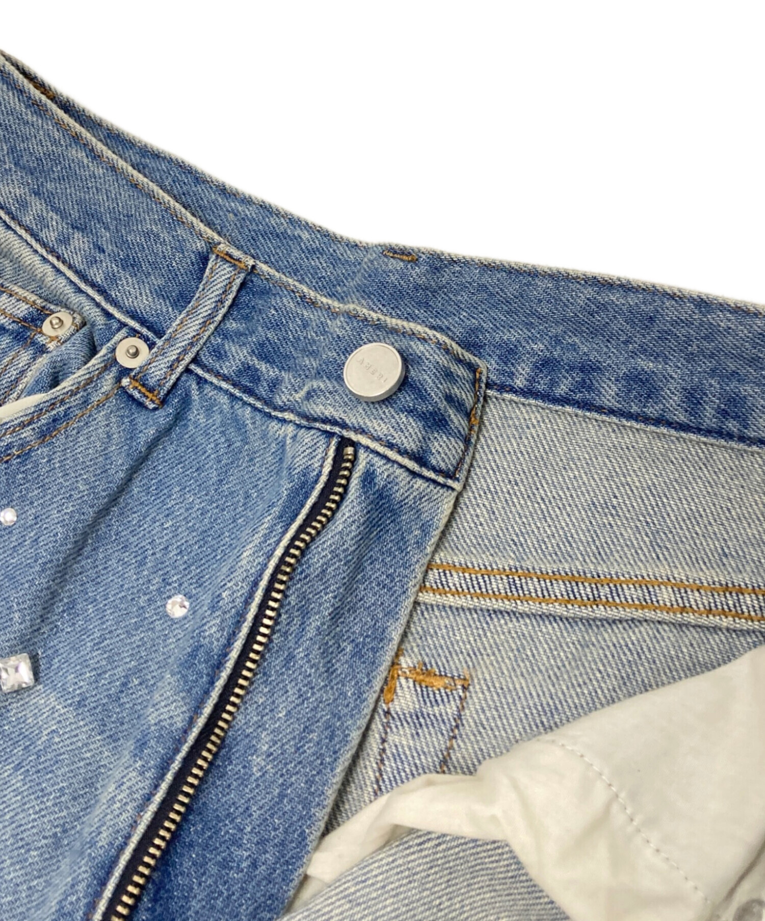 中古・古着通販】Ameri (アメリ) UND BIJOU STRAIGHT DENIM PANT 中古・古着通販】Ameri (アメリ) UND BIJOU STRAIGHT DENIM PANT
