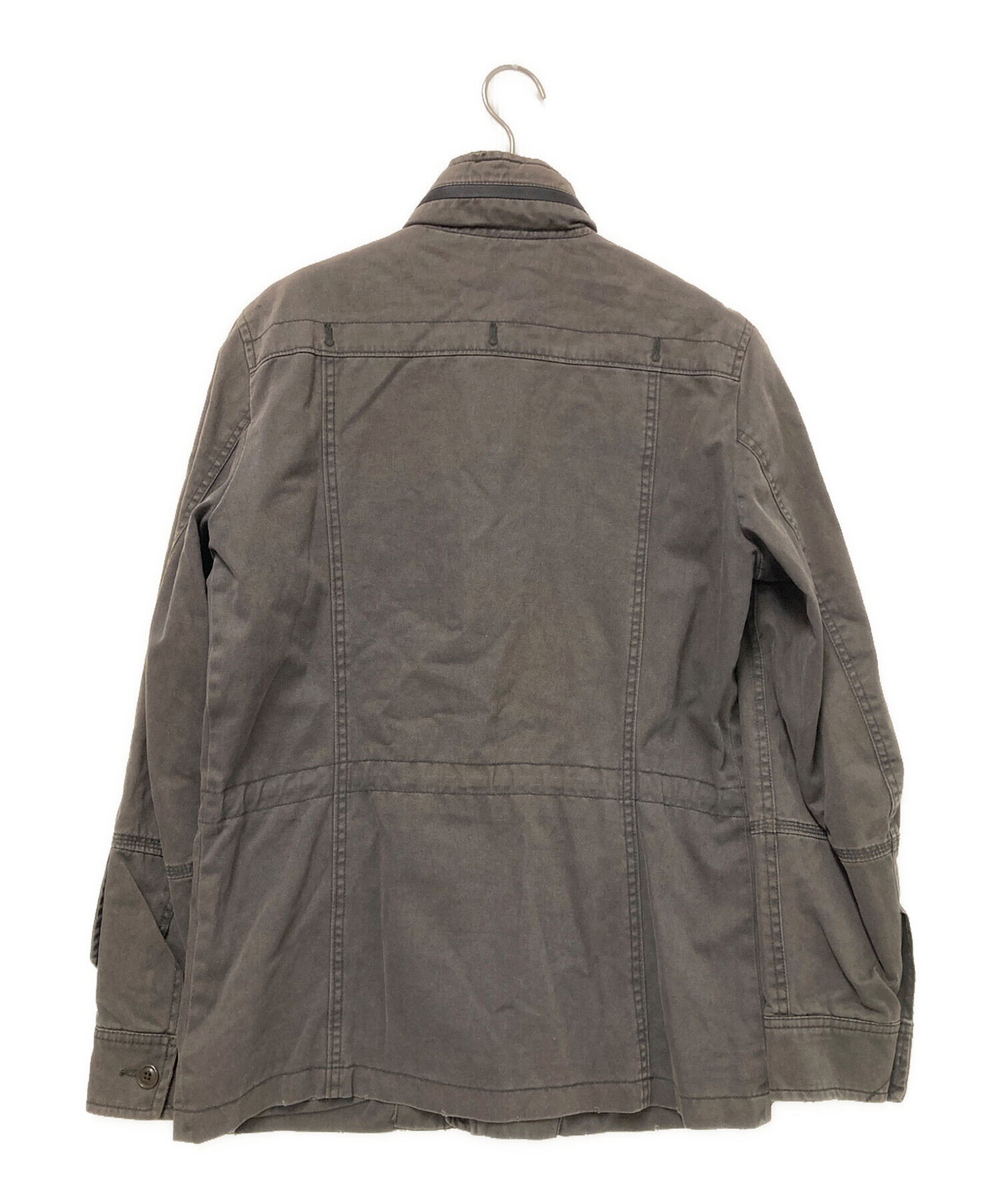中古・古着通販】DIESEL (ディーゼル) M65ジャケット グレー サイズ:S