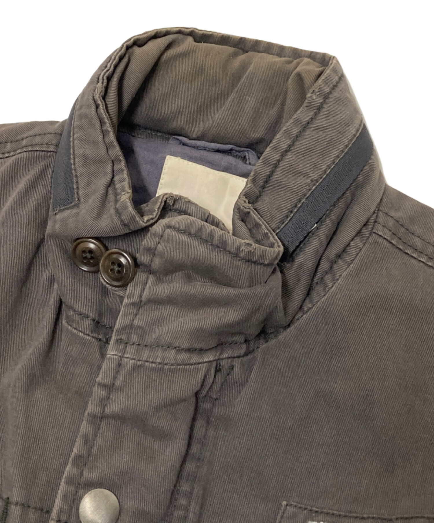 中古・古着通販】DIESEL (ディーゼル) M65ジャケット グレー サイズ:S 