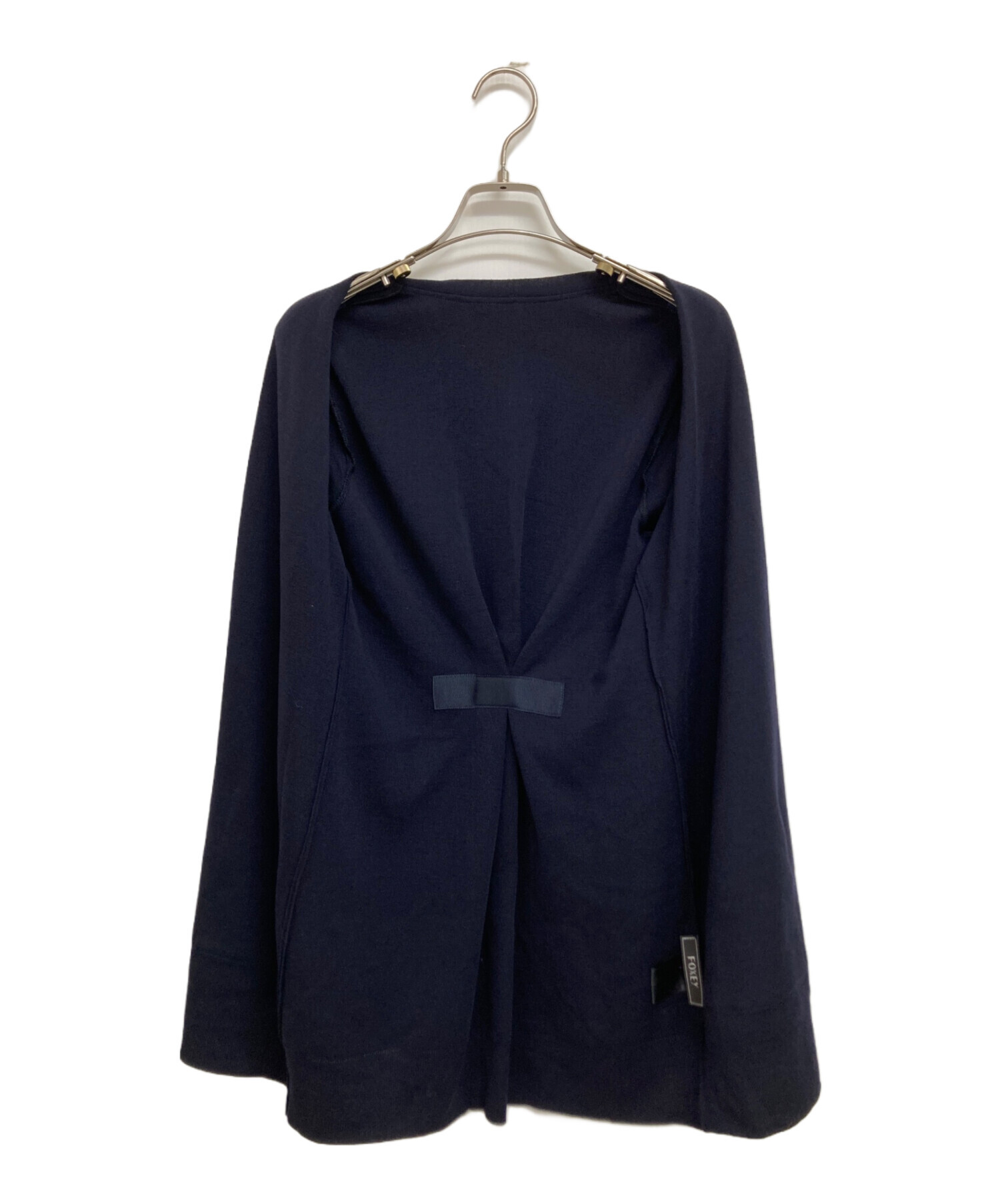 中古・古着通販】FOXEY (フォクシー) ロングカーディガン ネイビー