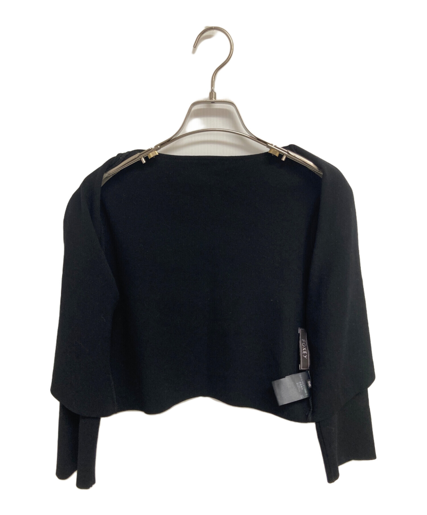 中古・古着通販】FOXEY (フォクシー) カーディガン ブラック サイズ:38