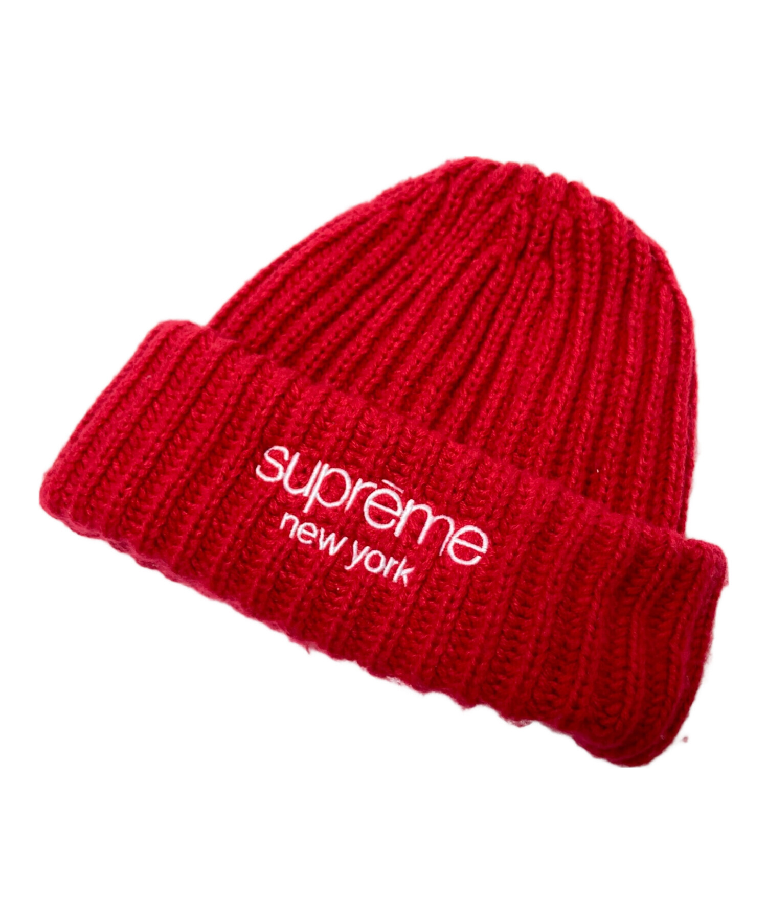 中古・古着通販】SUPREME (シュプリーム) CLASSIC LOGO CHUNKY RIBBED
