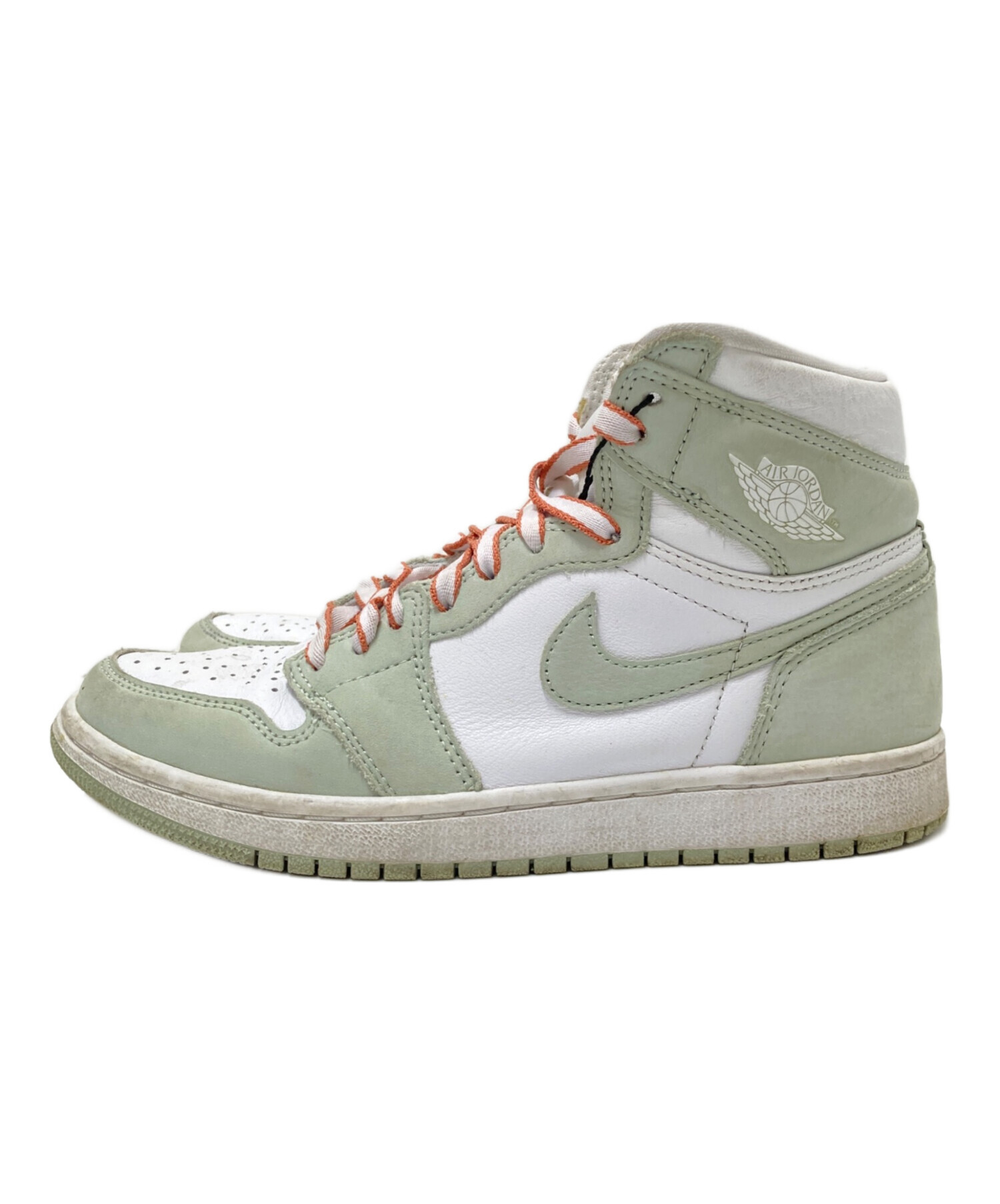 中古・古着通販】NIKE (ナイキ) ハイカットスニーカー グリーン 