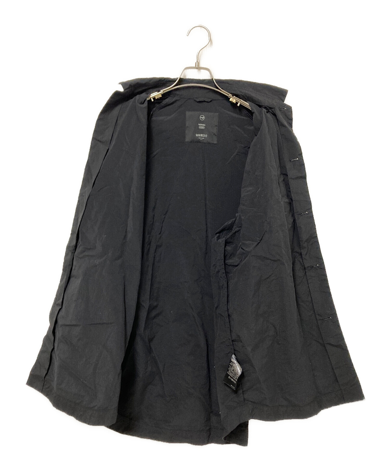 中古・古着通販】teatora (テアトラ) CARTRIDGE SHIRT P ブラック